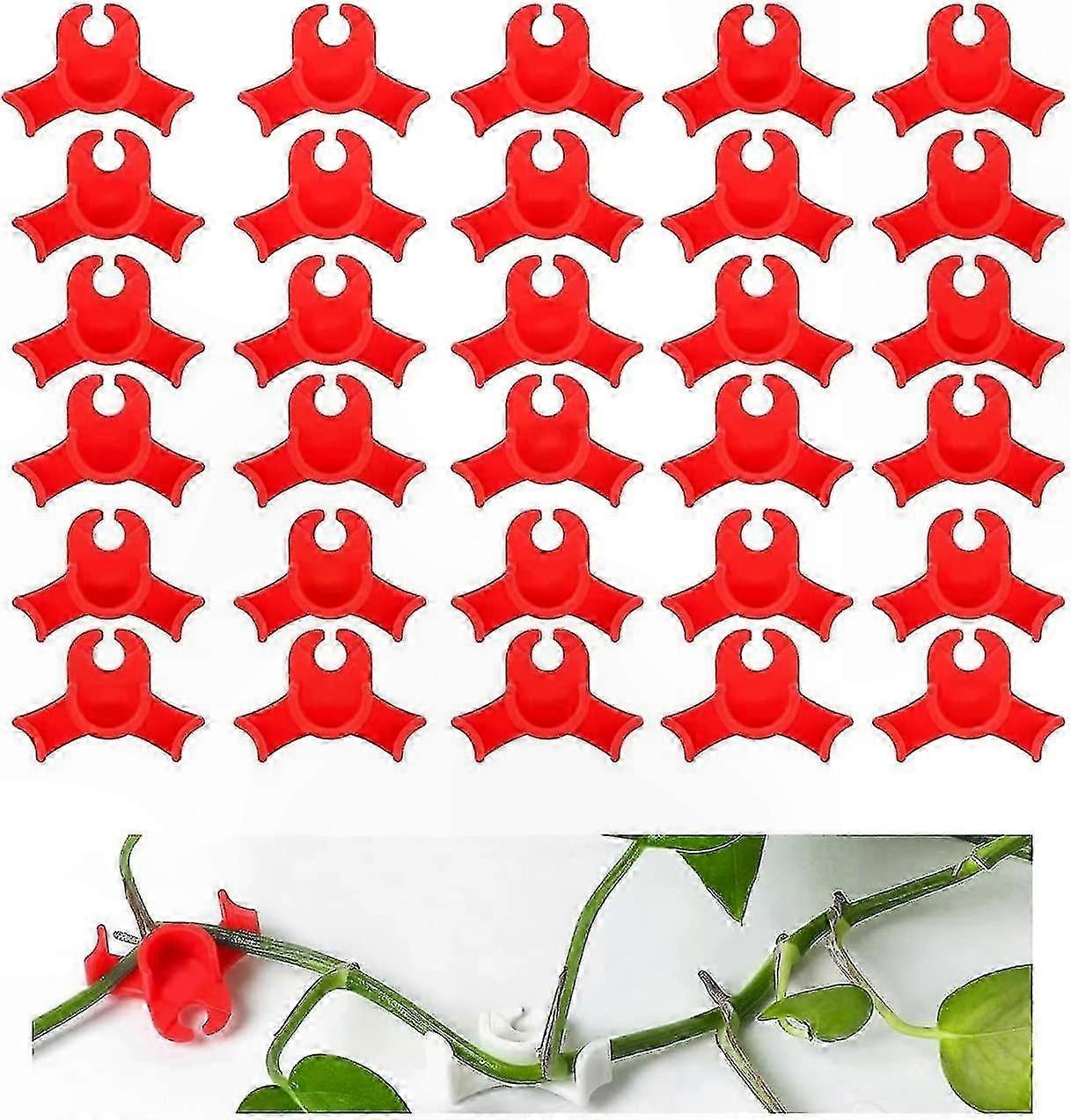 Set Mit 30 Verstellbaren Gartenclips Für Kletterpflanzen, 90°-winkel-pflanzenstütze, Flexible Befestigung Für Vertikales Gärtnern