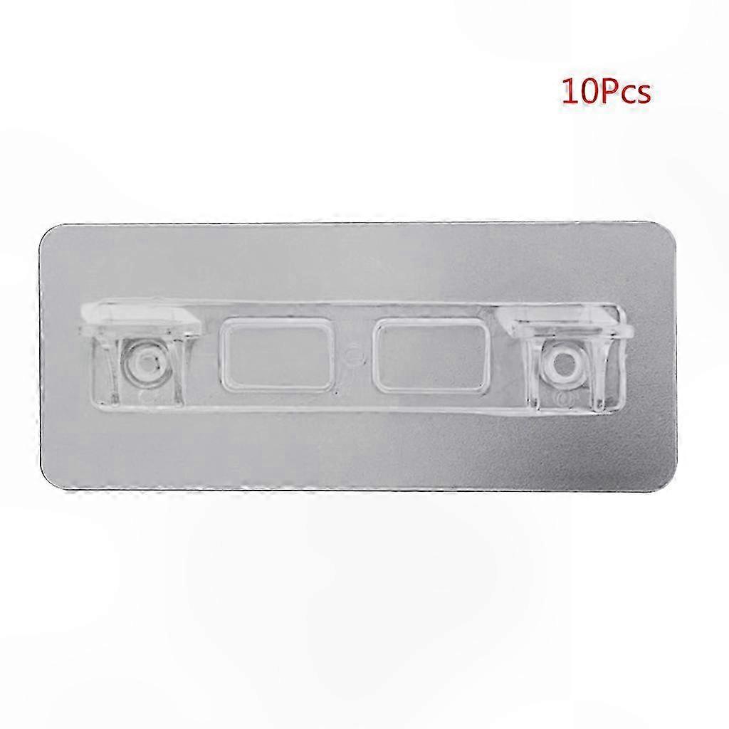 Selbstklebende Regalhalterungen, Schrankteilerhaken, Robuste Paneelbefestigungen, 10er-packung, Hochbelastbar