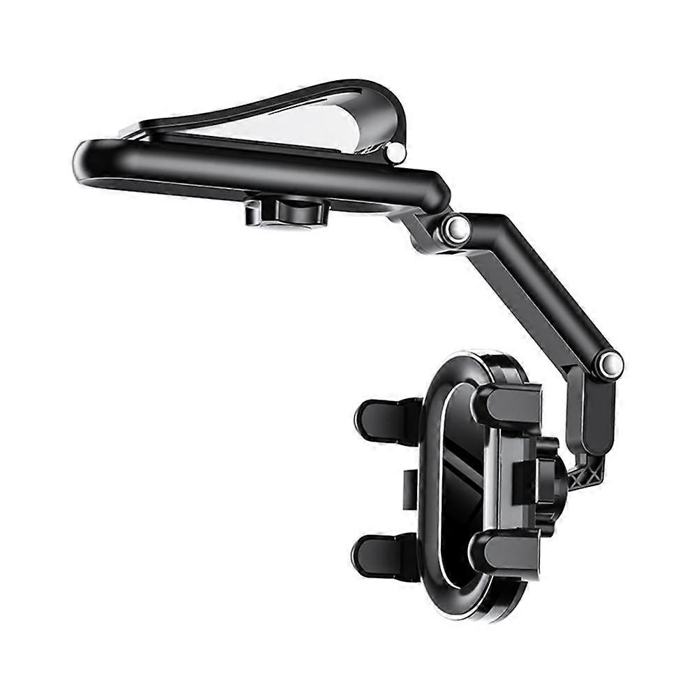 360° Drehbare Und Faltbare Auto-handyhalterung, Sonnenblendenclip Für Smartphones Von 4,0 Bis 7,0 Zoll, Verstellbare Halterung