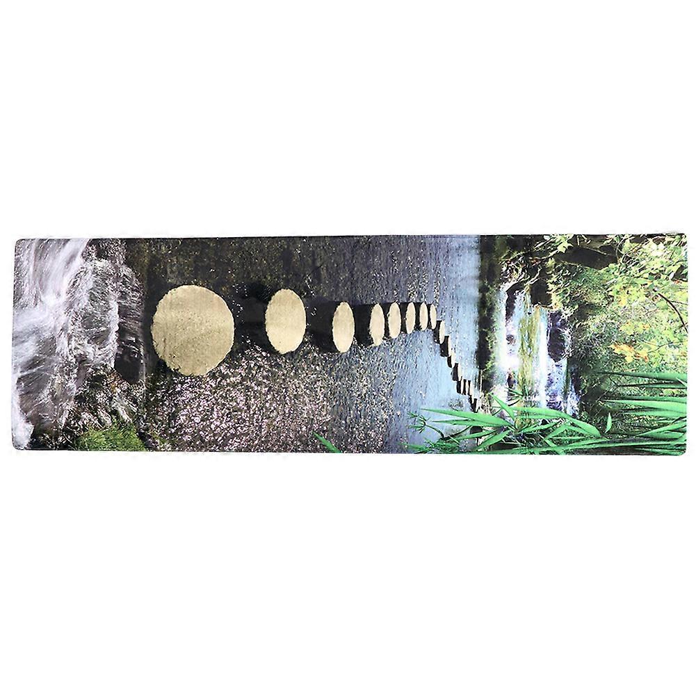 Dekorative, Rutschfeste Badezimmermatte, Naturmuster, Teppich Für Den Innenbereich, Fußmatte Für Zuhause, 60 X 180 Cm, Rutschfest, Waschbar, Komfortabel.