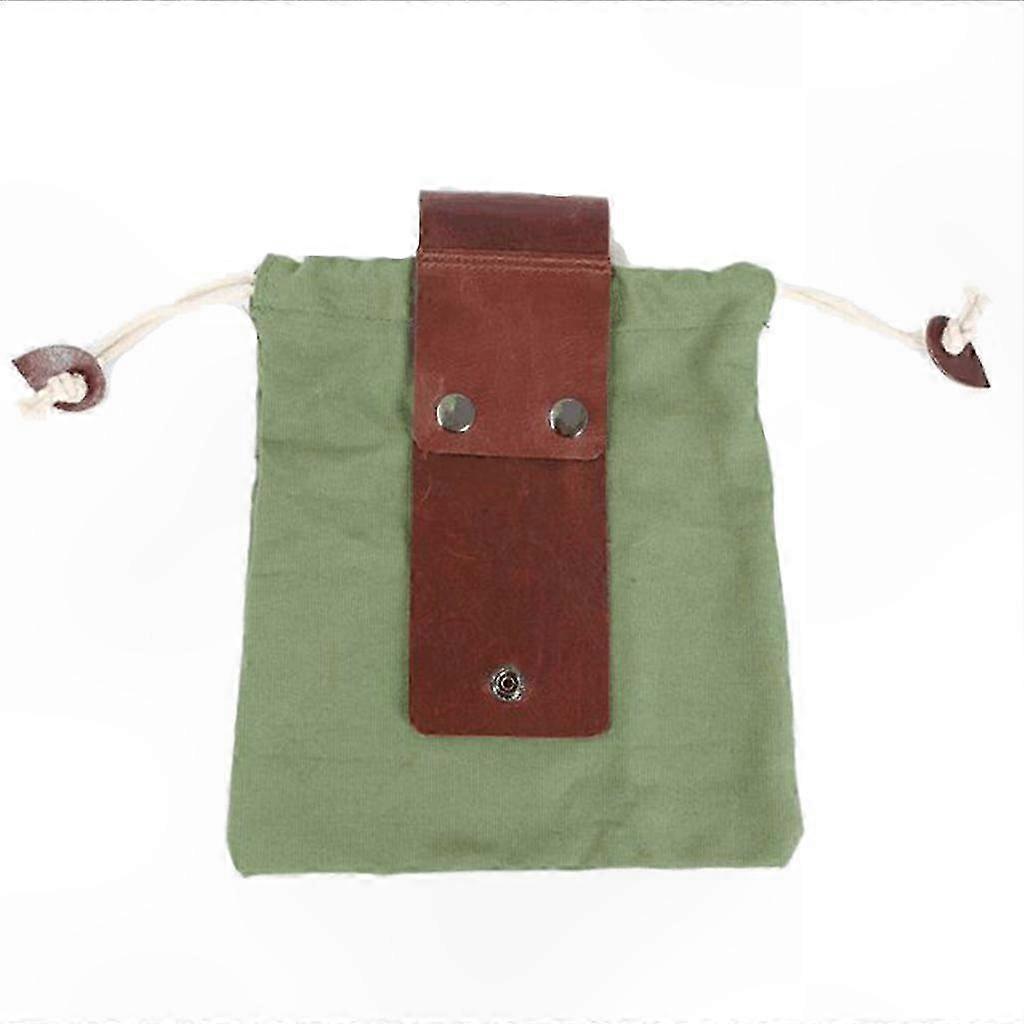 Faltbare, Wasserdichte Canvas-pflücktasche Für Camping, Bushcraft-gürteltasche Für Gartenarbeit Und Wildfrüchte, Tragbar Und Leicht