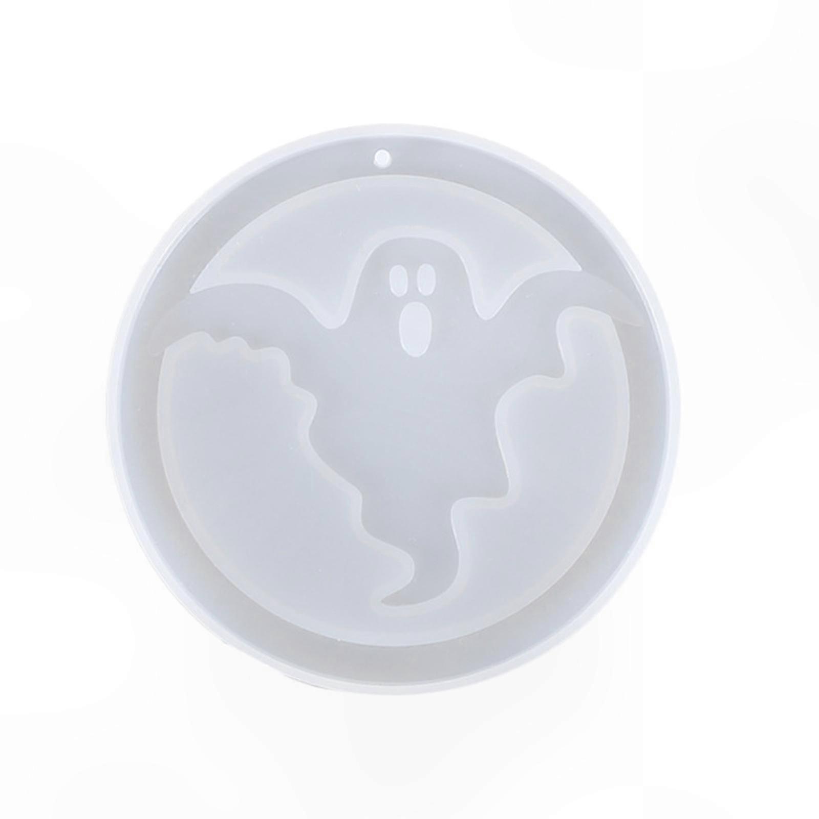Silikonform Für Dekorative Hängedekorationen, Antihaftbeschichtetes Epoxidharz, Leicht Zu Entformen, Ideal Für Diy-halloween-partys Und -dekorationen, Wiederverwendbare Anhängerform.