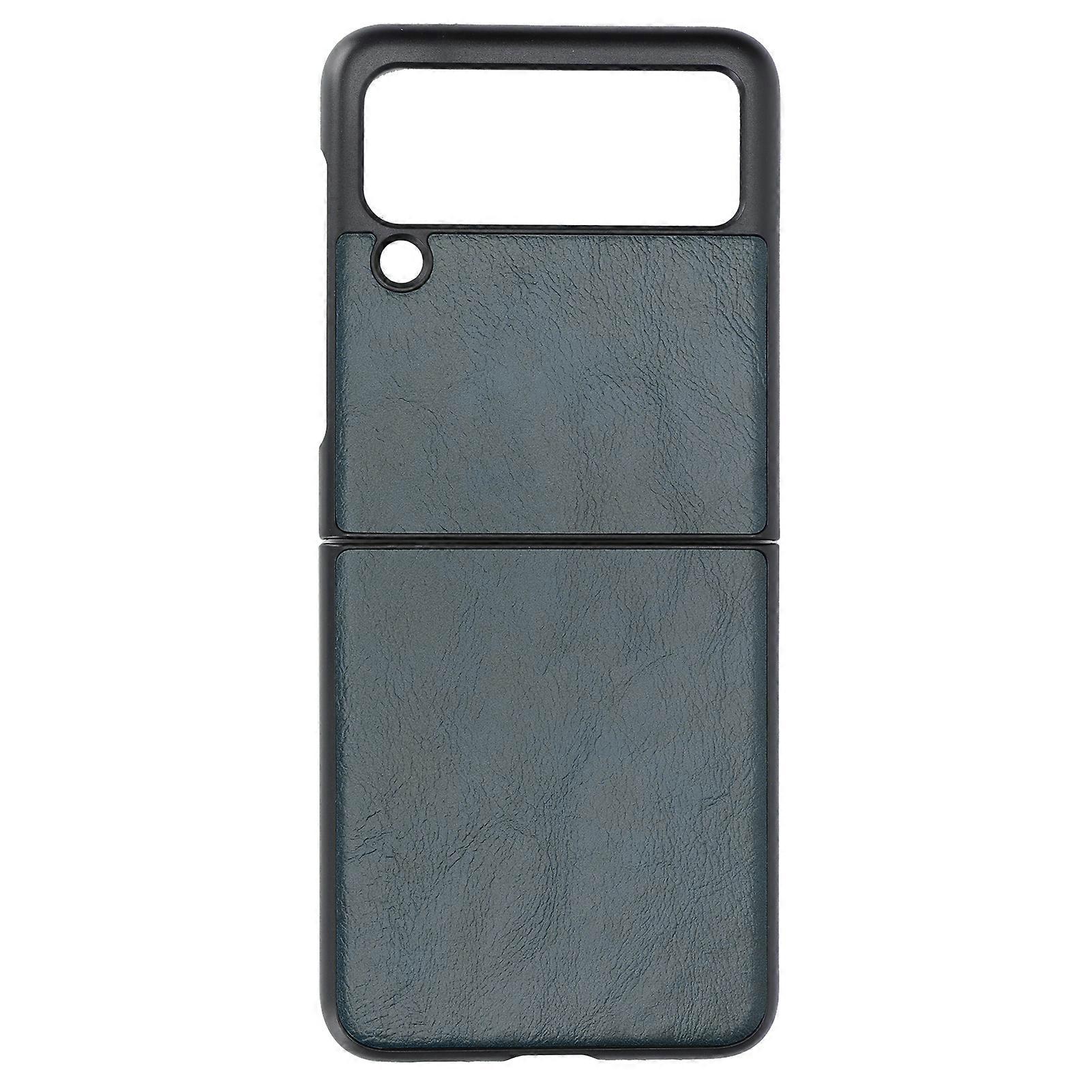 Schutzhülle Aus Echtem Leder Für Samsung Galaxy Z Flip 3, Faltbare Hülle Mit Eleganter Textur, Schlanke Hartschale, Einteilig, Hochwertige Verarbeitung