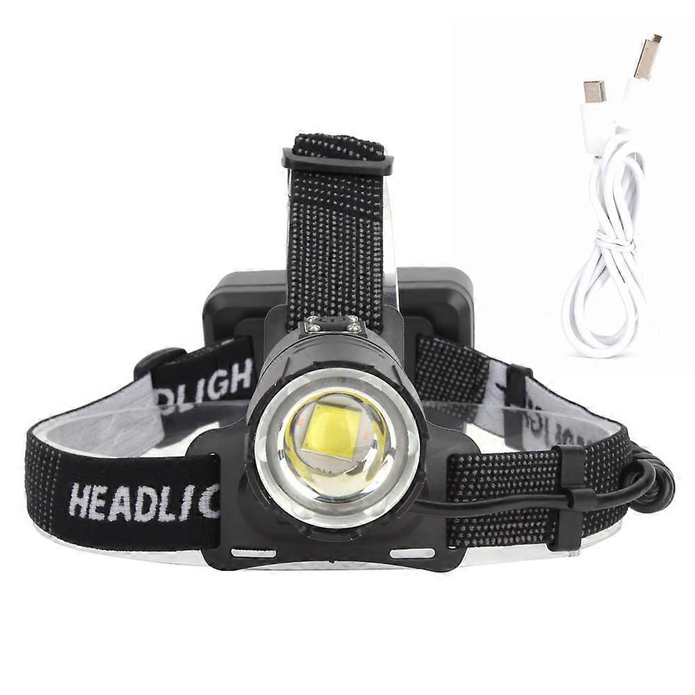 P70 Stirnlampe Mit 4000 Lumen, Usb-aufladbar, Variablem Fokus, Leistungsstarker, Hochheller Outdoor-taschenlampe