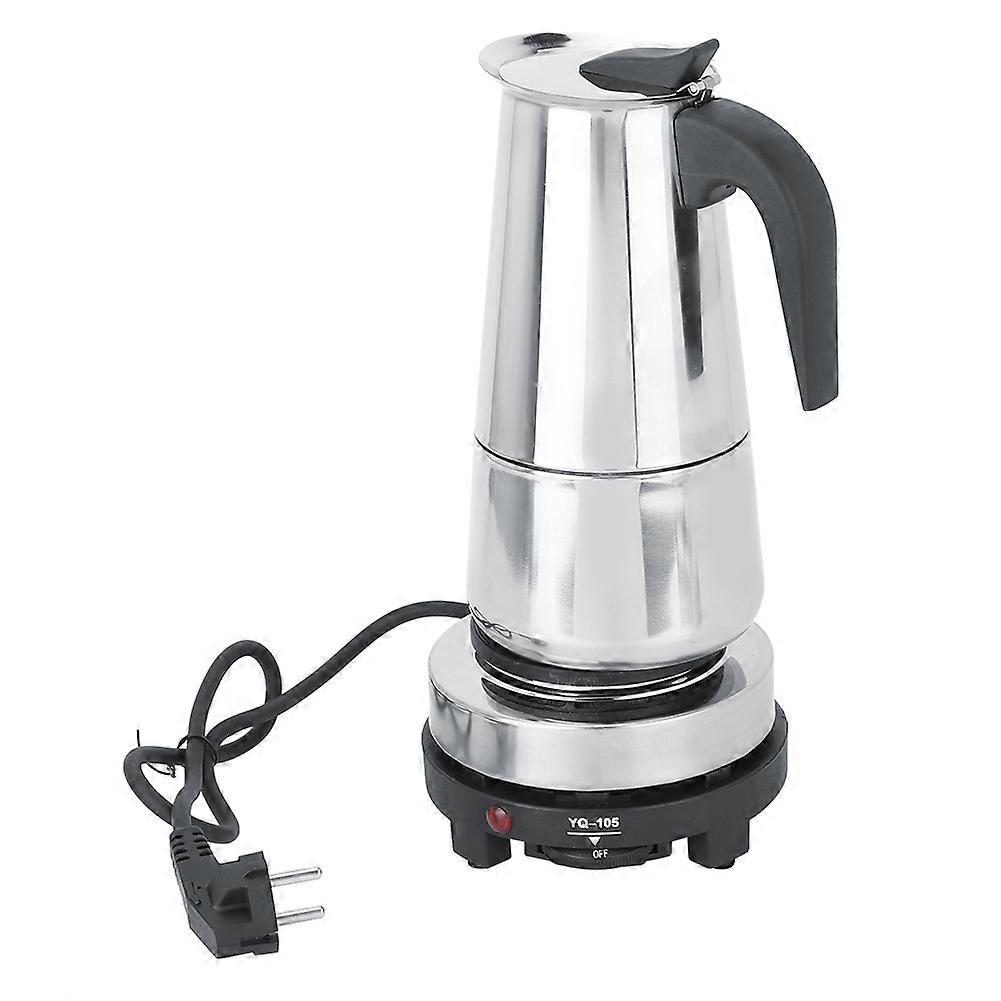Elektrischer Kaffeewärmer Aus Edelstahl (450 Ml), Komplettes Set Für Herd, Kaffeemaschine Und Kochfeld.
