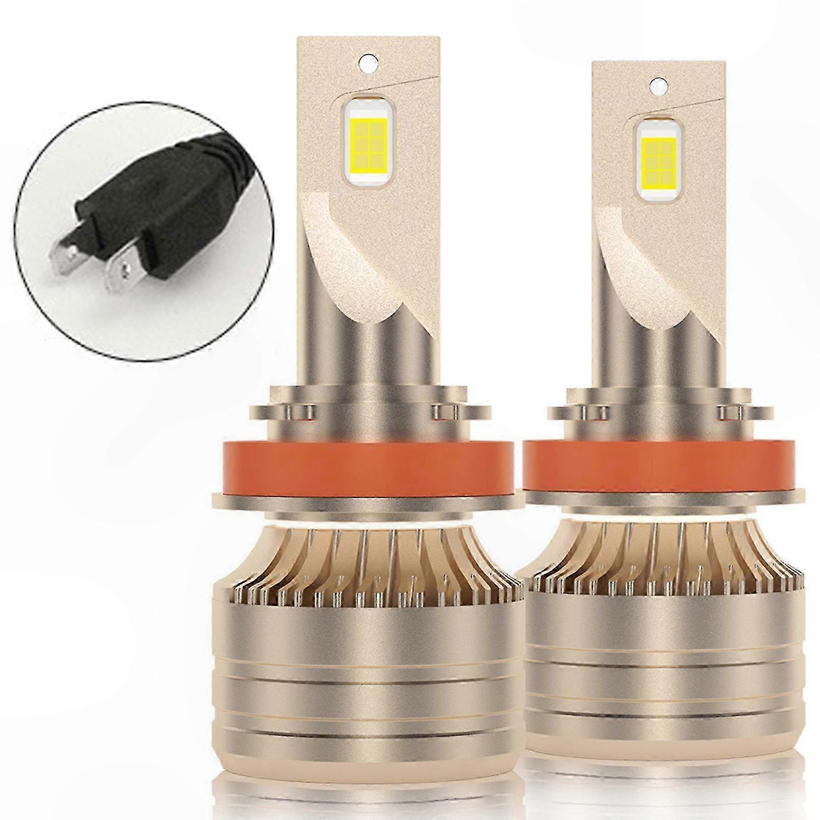 2 Stück H4 H7 Led-scheinwerfer 8000lm H1 H11 9005 9006 Auto 6000k Nebelscheinwerfer Hb3 H4 Hb2 Einzeln 9003 Wasserdicht