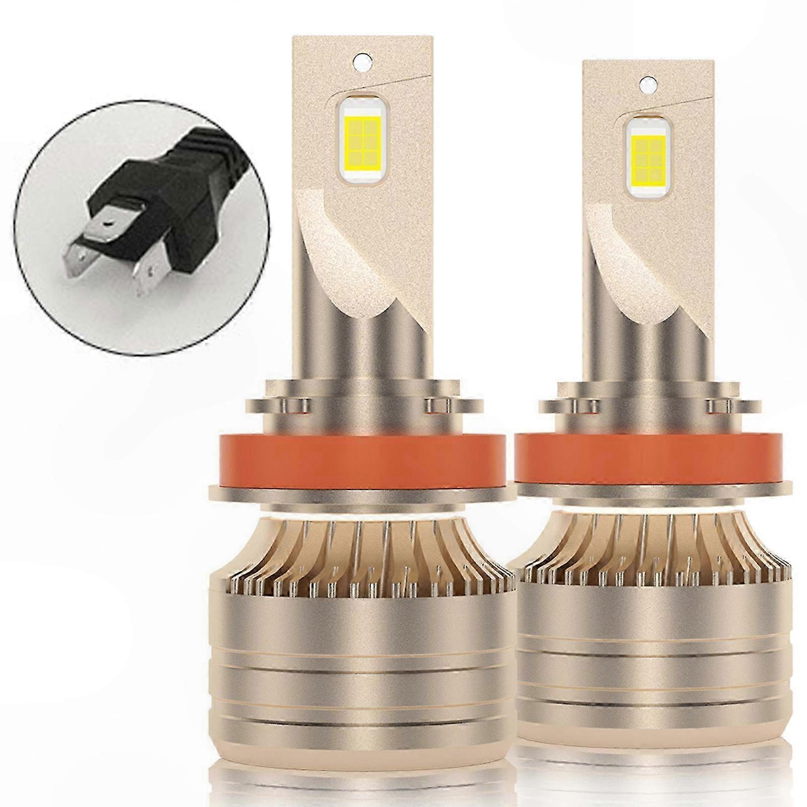 H7 H4 Led-scheinwerfer 8000 Lm 6000 K Nebelscheinwerfer Hb3 9005 9006 H1 H11 9003 Doppellampen-set Wasserdicht