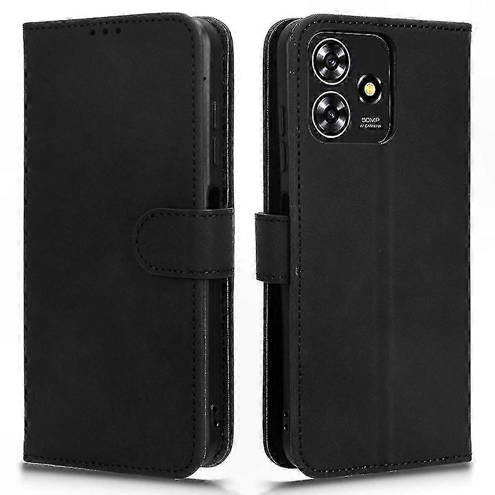 Leder-wallet-hülle Mit Ständer Für Zte Blade A73, Soft-touch-handyhülle, Fallschutz