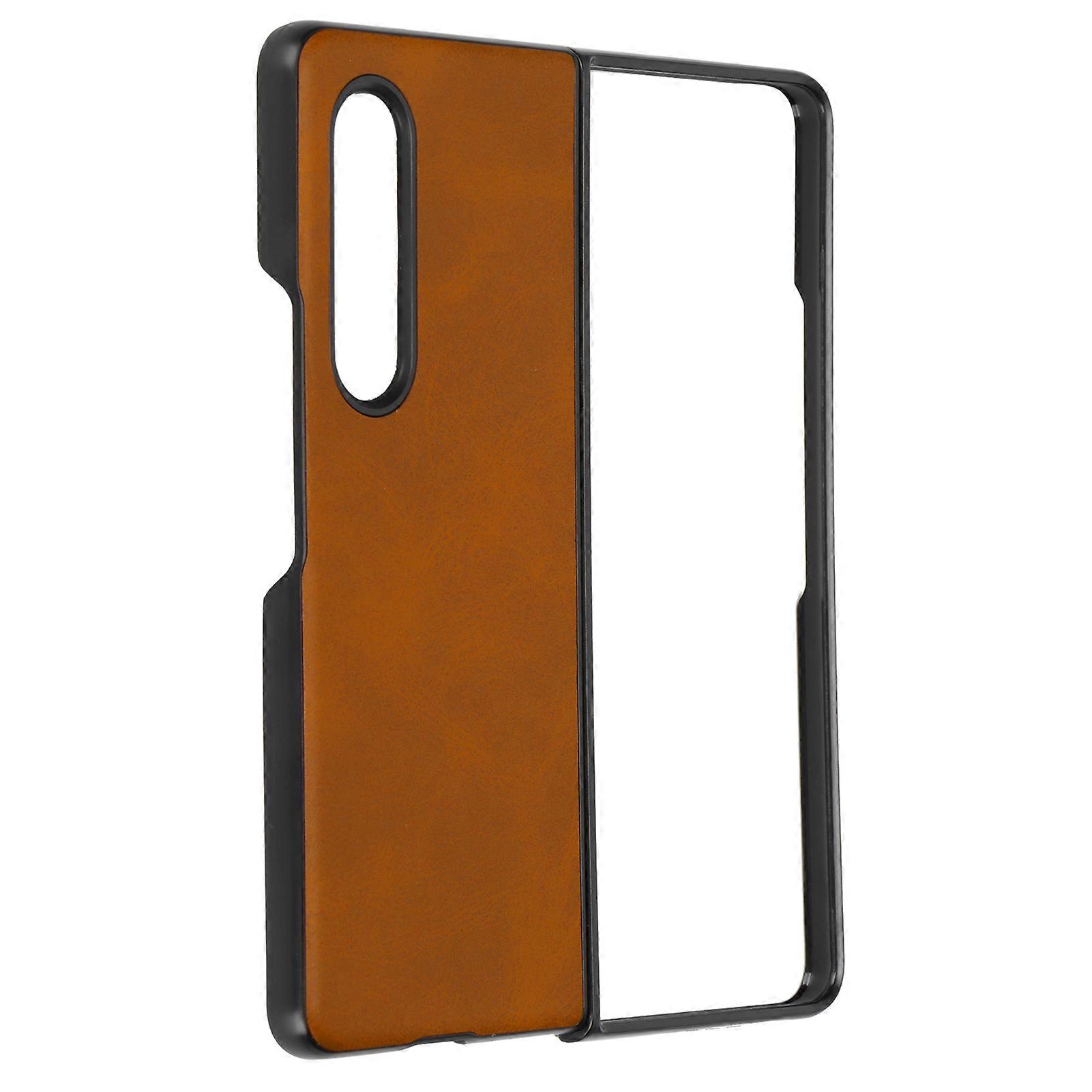 Hartlederhülle Für Samsung Galaxy Z Fold 3, Kratzfest Und Stoßfest, Robuster Smartphone-schutz