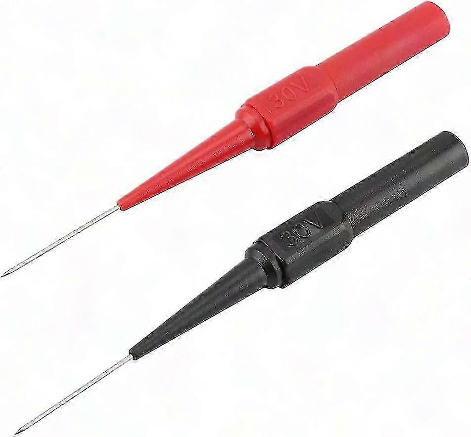 Multimeter-prüfspitzen Mit Edelstahlspitzen – Flexible Silikon-messstäbe Für Elektronik