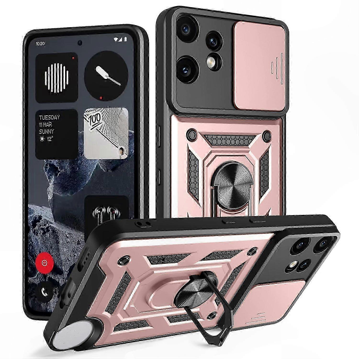 Schiebehülle Für Iphone 2 Pro – Tpu-pc-hülle Mit Ständer Und Verstärktem Schutz
