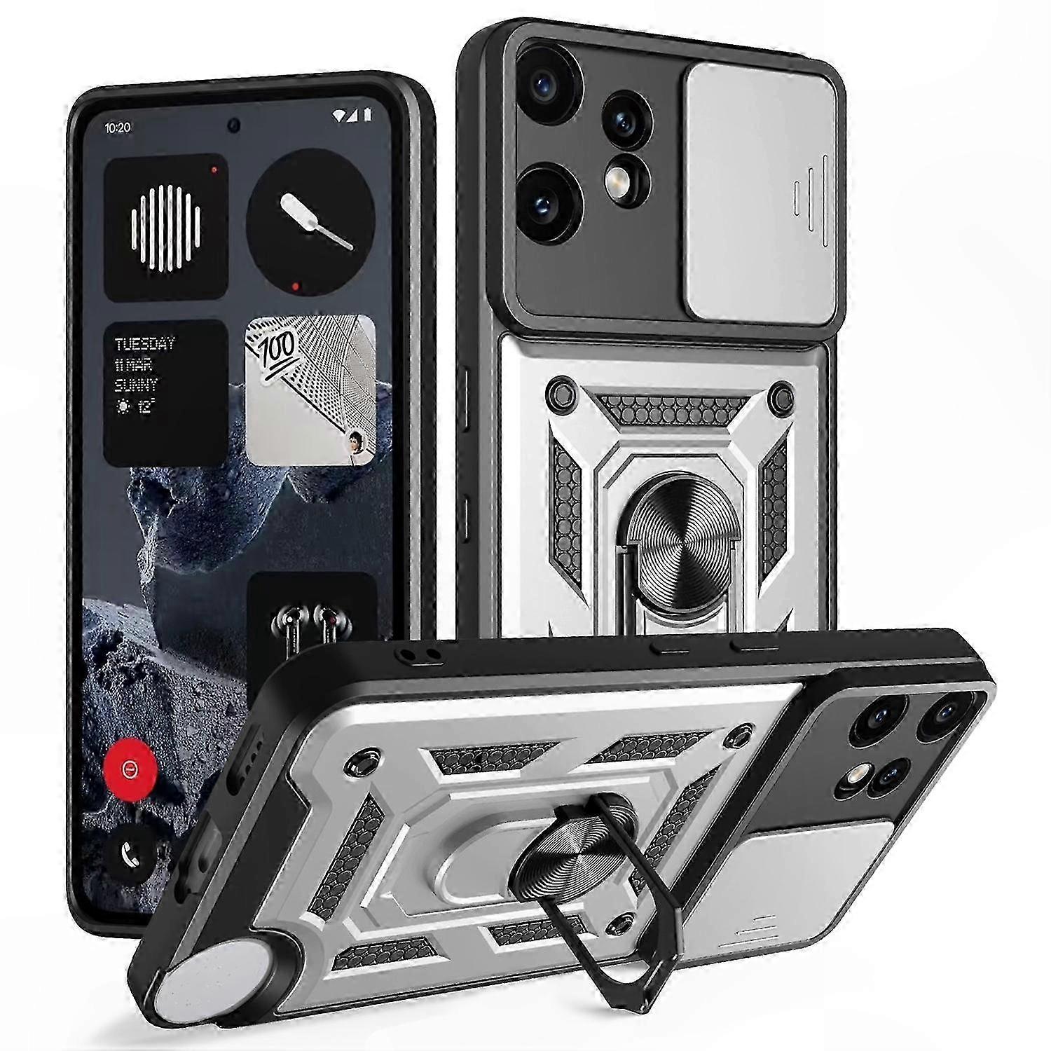 Kamerahülle Für Iphone 2 Pro – Tpu-pc-schutz Mit Integriertem Ständer, Stoßfestes Design