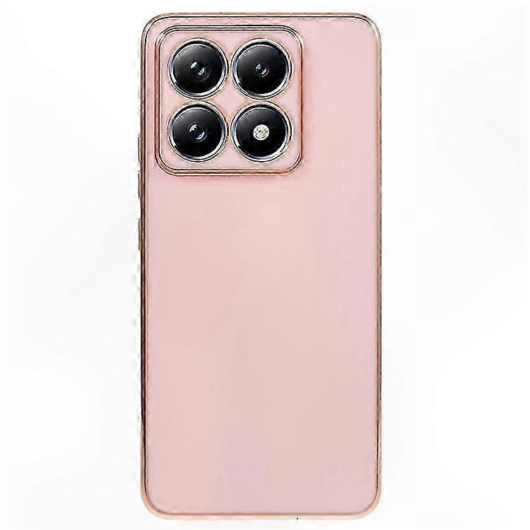 Galvanisierte Tpu-hülle Für Das 14t Pro, Schlanke, Stoßfeste Hülle Mit 6d-designschutz, Schlagfest, Mit Metallic-finish, Kompatibel Mit Xiaomi, Rundumschutz, Leicht Und Langlebig, Robuster Rückseitens