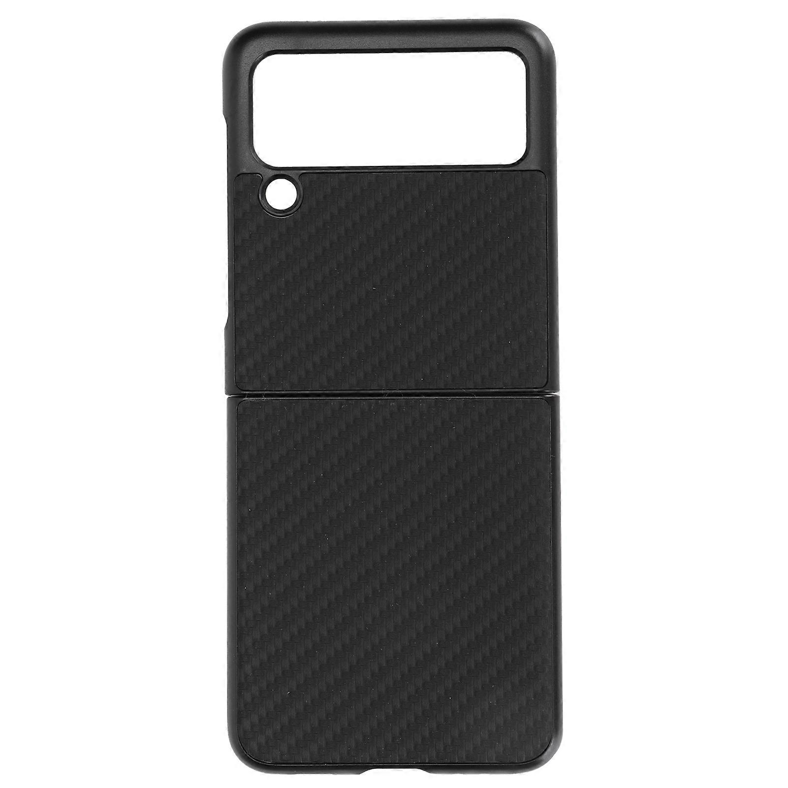 Faltbare Schutzhülle Aus Kohlefaser In Muschelform Für Samsung Galaxy Z Flip 3, Robuste Schutzhülle, Kohlefasermuster, Klapphülle