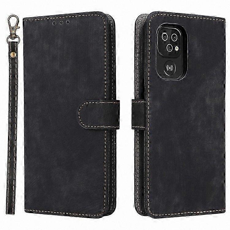 Magnetische Pu-lederhülle Mit Rfid-blocker, Ständer Und Trageband Für Doro 8100/8200, Schutzhülle Mit Schultergurt, Elegante Und Funktionelle Brieftasche, Robuste Und Leichte Ausführung.