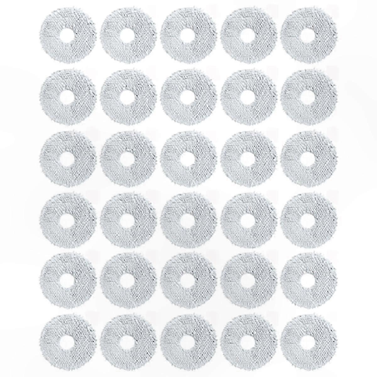 Packung Mit 30 Ersatztüchern Für Saugroboter, Kompatibel Mit Den Modellen L10s, L20, X20, X30, L30 Und S10 - Ersatzmopps, Universelle Reinigungstücher, Packung Mit 30 Stück.