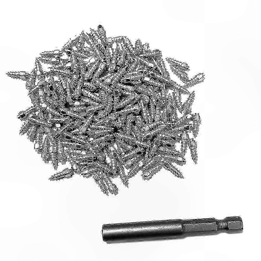 200 Stück Schneespikes 4x12mm Antirutschschrauben Für Auto-, Fahrrad- Und Motorradreifen