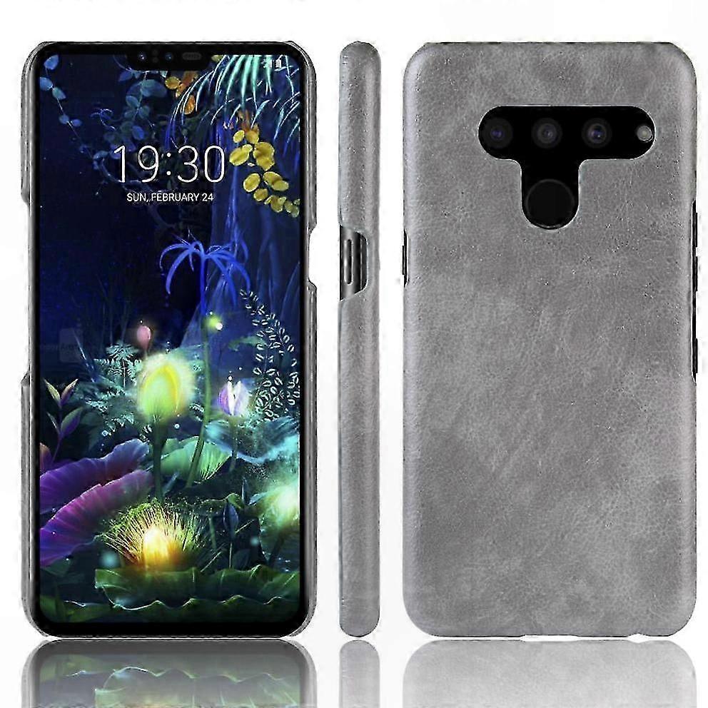 Schutzhülle Mit Retro-litschi-muster Für Lg V50 Thinq 5g, Stilvolle, Kratzfeste Hülle, Kompatibel Und Langlebig, Zuverlässiger Schutz