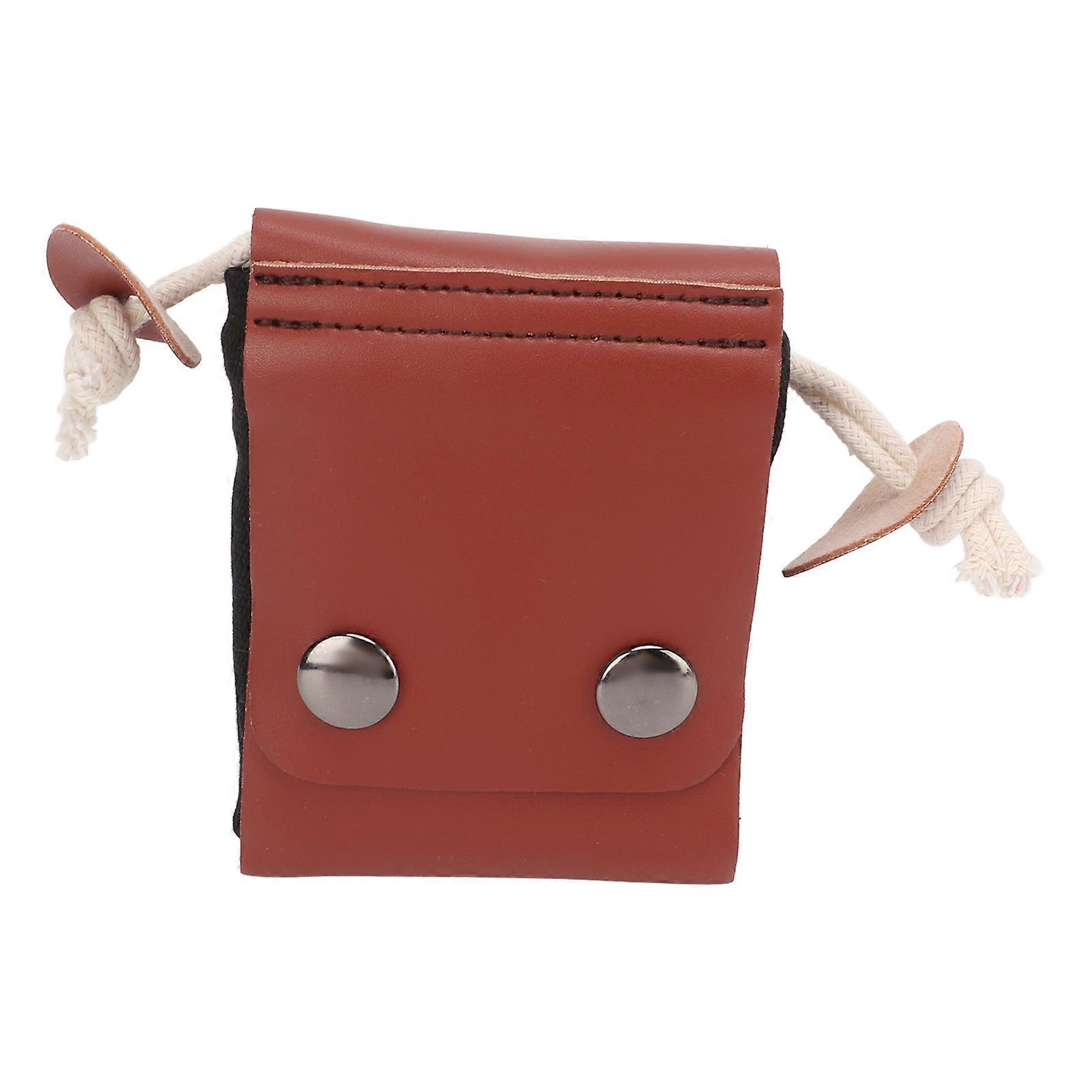 Outdoor-erntetasche Aus Canvas Und Pu-leder, Gürteltasche Für Die Ernte Beim Camping, Praktische Hängetasche Für Obst Und Pilze.