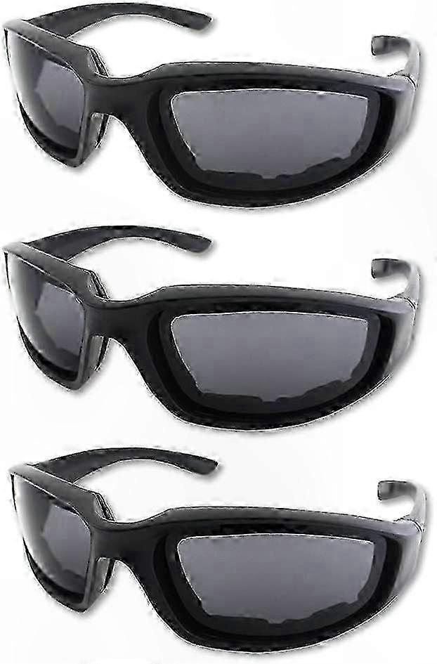 Motorradbrille Mit Uv-schutz – Staub- Und Winddichter Schutz, Gepolsterte Schale Für Fahrer