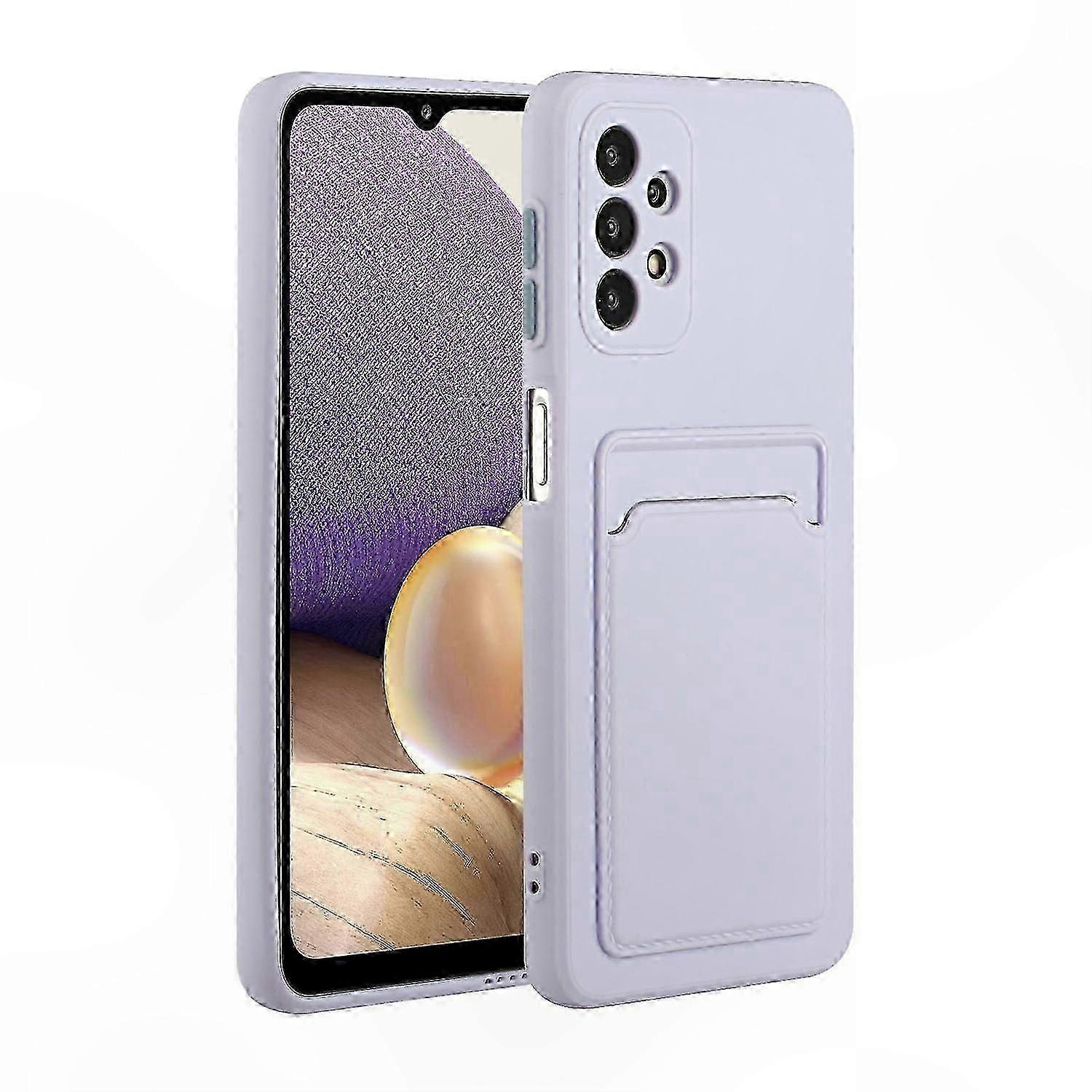 Galaxy A52/a52s 5g Soft-tpu-handyhülle, Schutzhülle Mit Integriertem Kartenhalter, Schlanker Und Leichter Schutz, 4g/5g-kompatibel, Stoßfeste Oberfläche, Praktisches Kartenfach, Robustes Und Elegantes