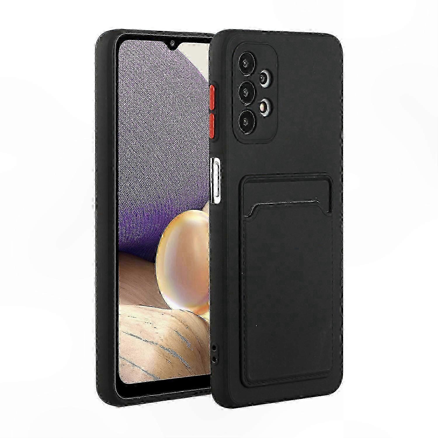 Weiche Tpu-hülle Mit Kartenhalter Für Samsung Galaxy A52 4g/5g Und A52s 5g, Schlanke Und Robuste Hülle, Leichter Schutz, Integriertes Kartenfach, Praktisches Alltagsaccessoire