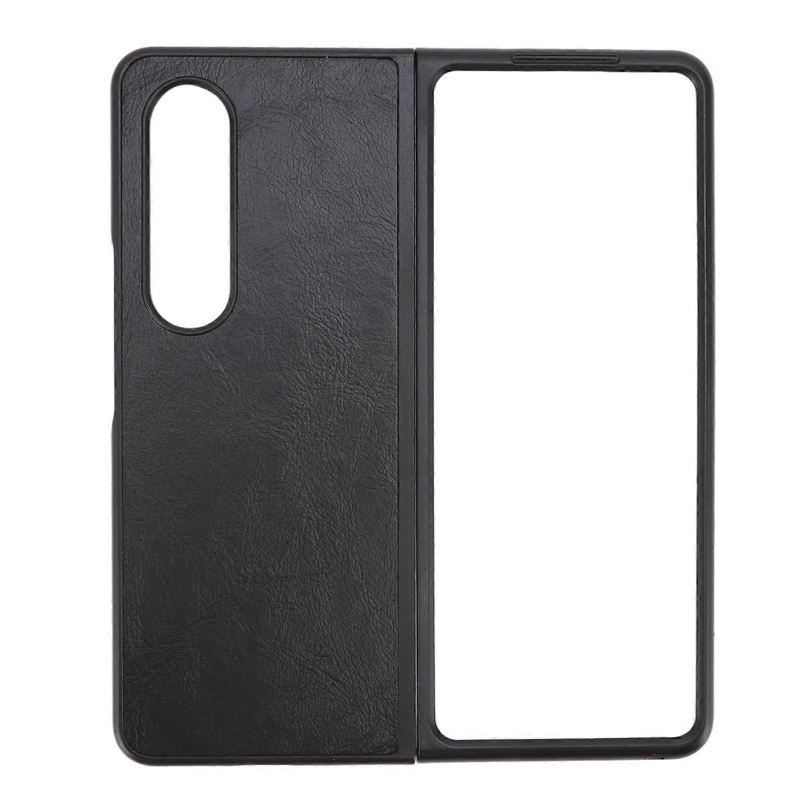 Galaxy Z Fold 4 Bumper-hülle, Kratz- Und Stoßfeste Kunstlederhülle, Robuste Schutzhülle Mit Faltbarer Klappe