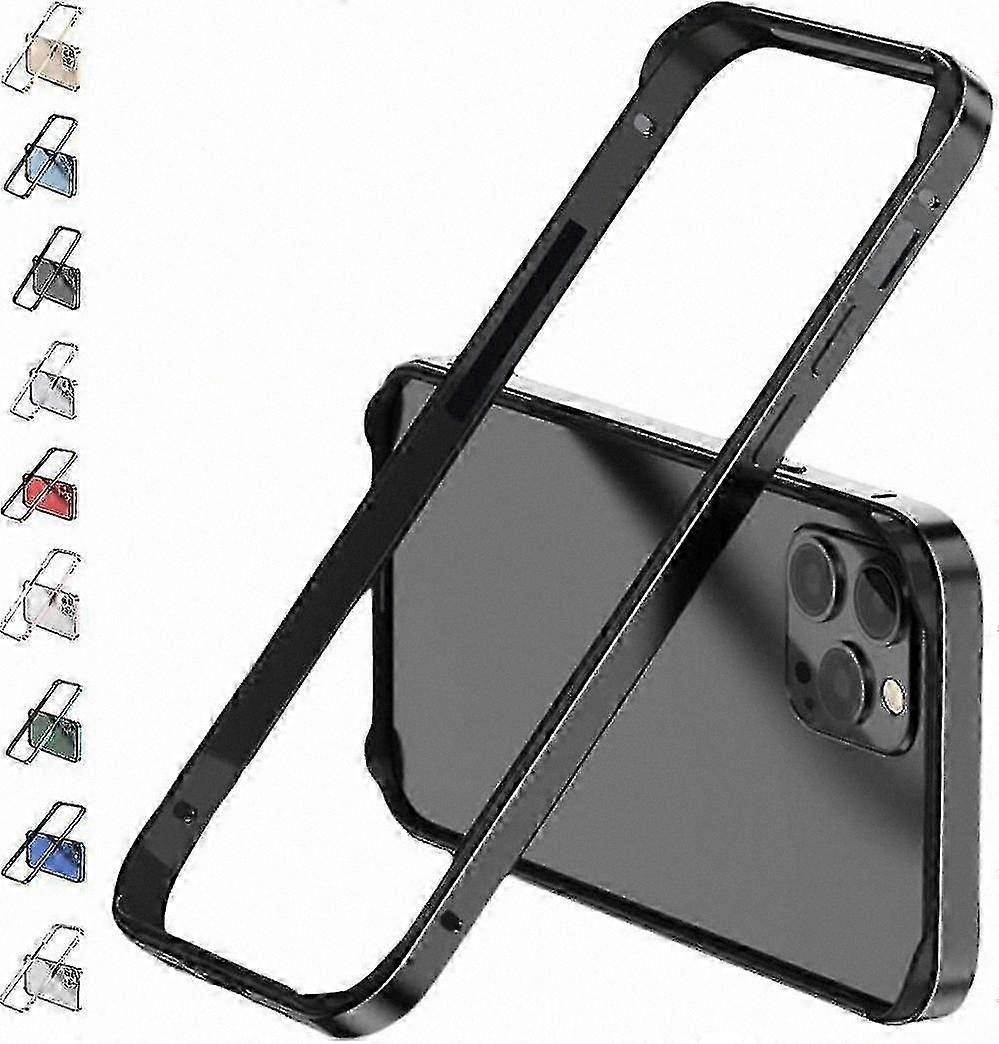 Schutzhülle Für Iphone 14 Pro Max/pro/14 Plus, Robuster Aluminiumrahmen, Stoßfester, Erhöhter Rand, Stabiles Design, Verstärkte Kanten, Leichte Hartschalen-hülle