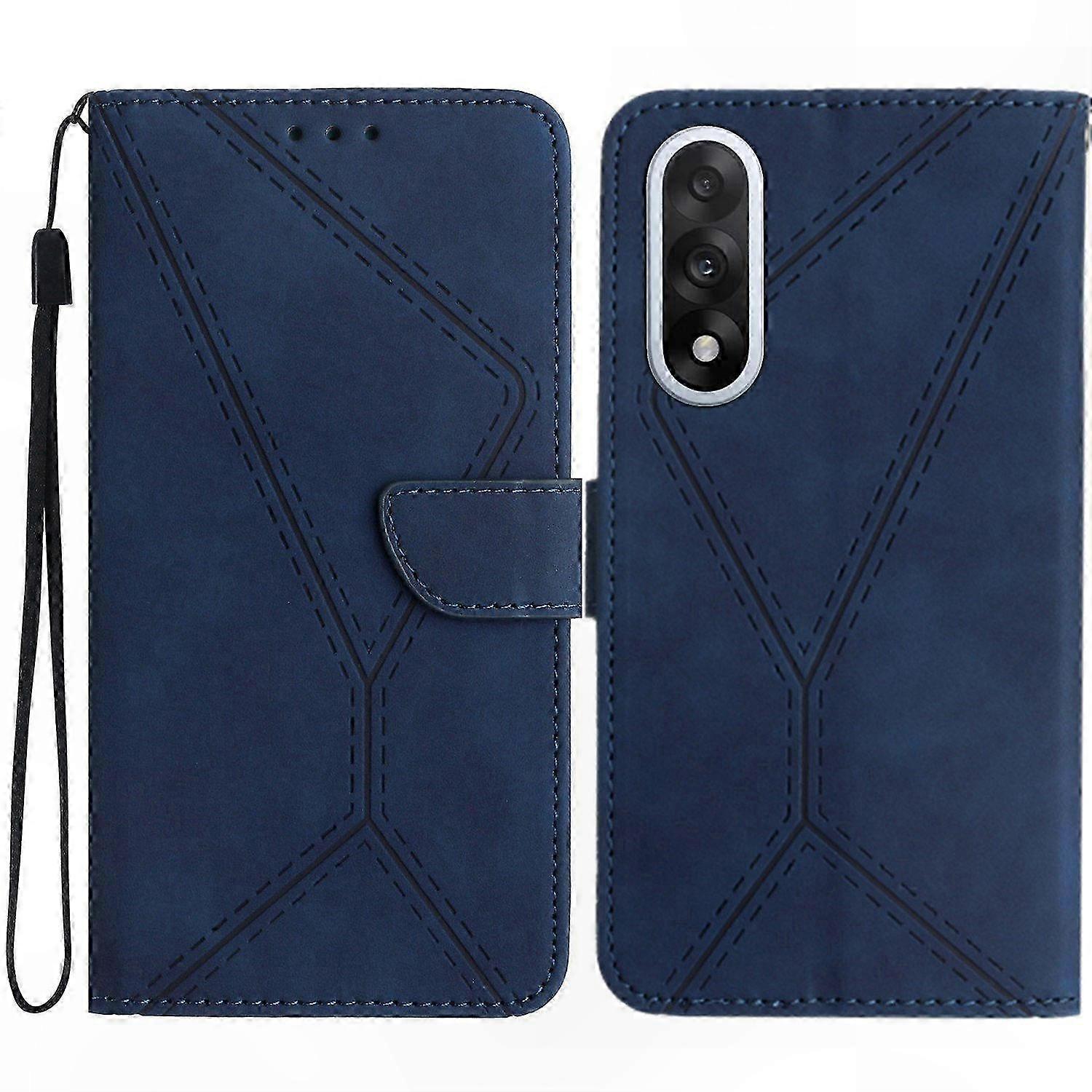 Nord 5 5g Hülle Aus Kunstleder, Klapphülle Mit Griffigen Linien, Modernes Design, Rundumschutz, Hochwertige Verarbeitung, Kompatibel Mit Oneplus Nord 5