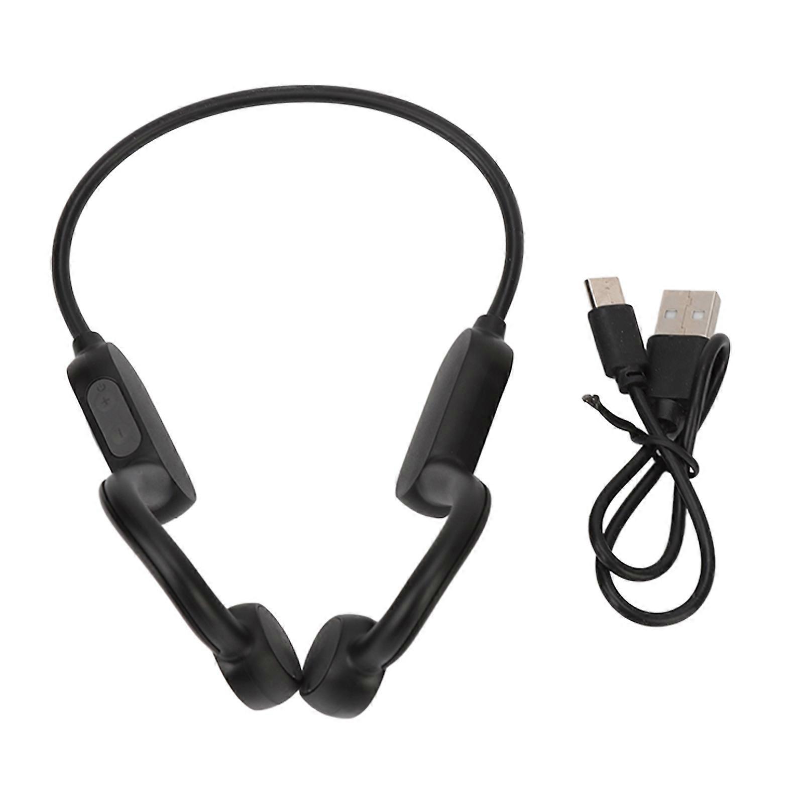 Bluetooth-kopfhörer Mit Knochenleitung, Leichtes Und Ergonomisches Offenes Ohrdesign, Akkuanzeige, Kabellos, Sport