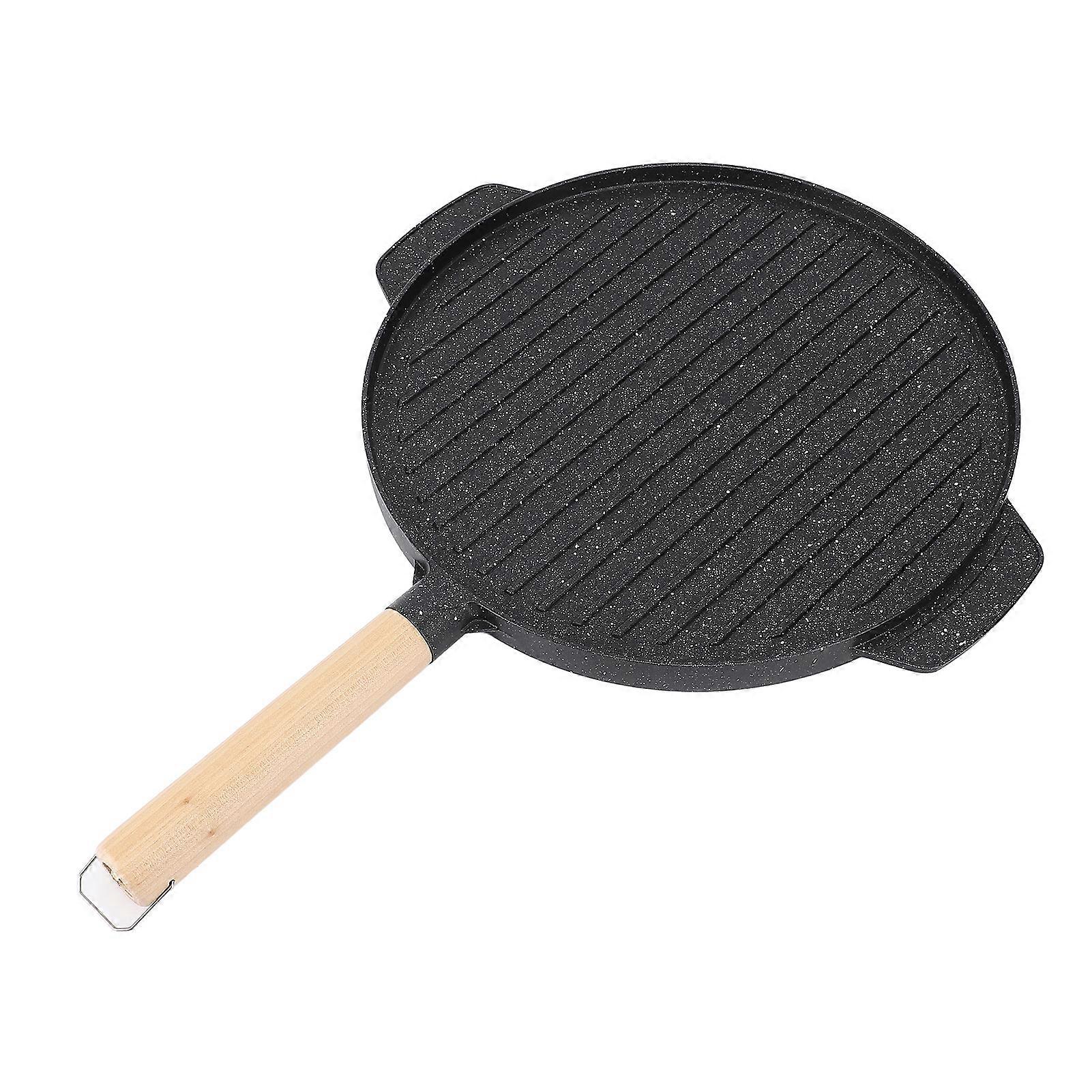 Doppelseitige Antihaft-grillplatte, Multifunktionale Kochplatte Für Steaks, Fisch, Gemüse, Würstchen, Pizza Und Frühstück, Wendbar Und Praktisch.