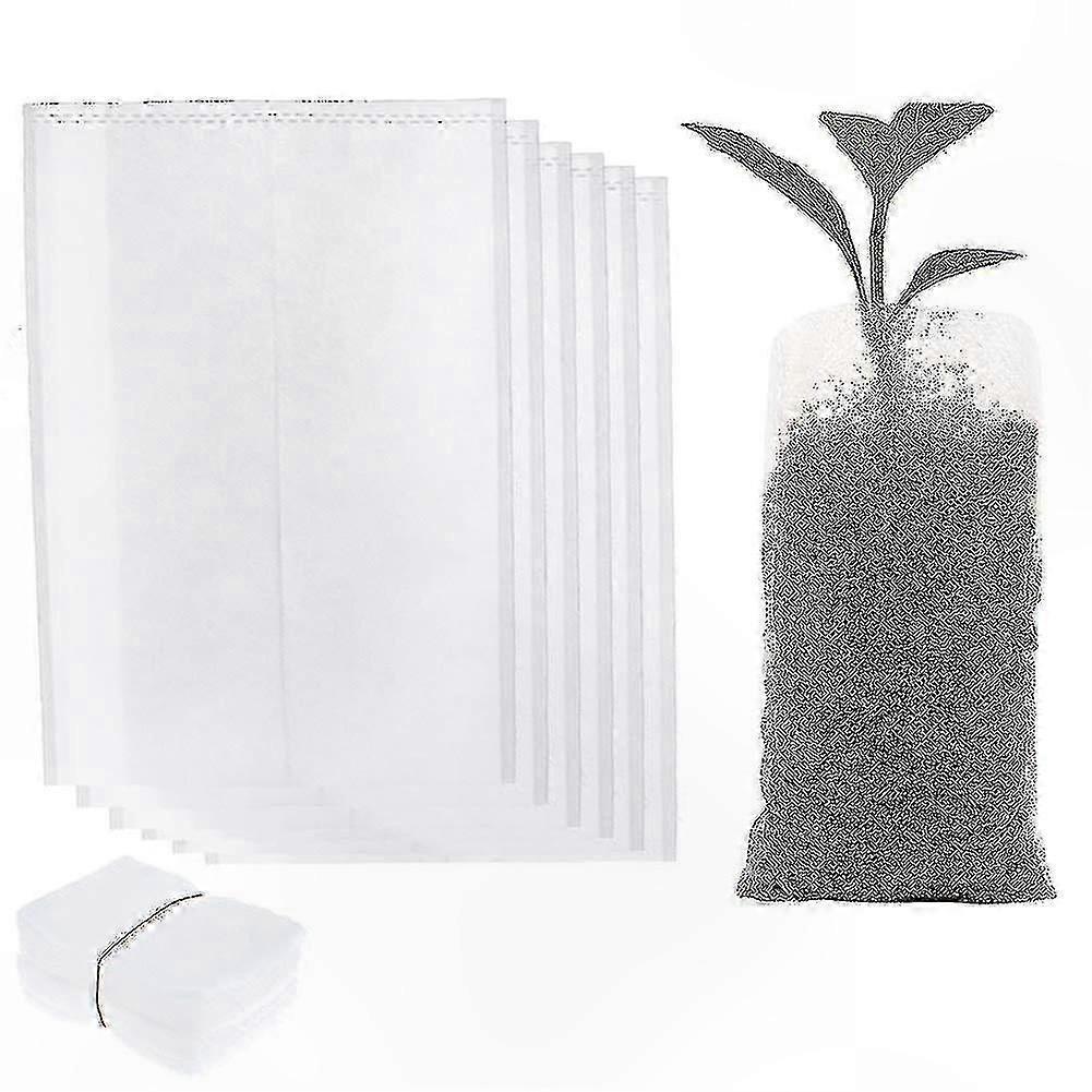 Set Mit 200 Biologisch Abbaubaren Anzuchtbeuteln, 8x10cm, Vlies-pflanztöpfen Für Den Gartenbau