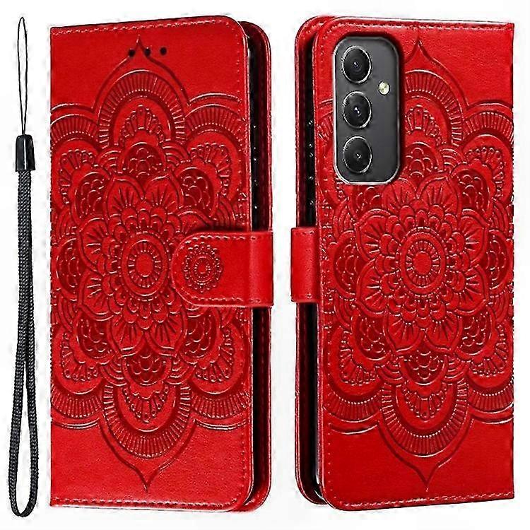 Brieftaschenhülle Aus Pu-leder Mit Mandala-muster Für Galaxy A26 5g, A16 5g, A16 4g – Handyhülle Mit Kartenfächern, Wasserdicht Und Robust