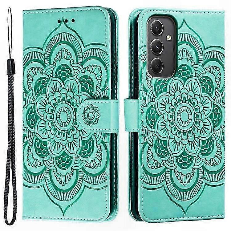 Brieftaschen-handyhülle Aus Pu-leder Mit Mandala-muster Für Galaxy A26 5g, A16 5g Und A16 4g, Magnetische Handyhülle