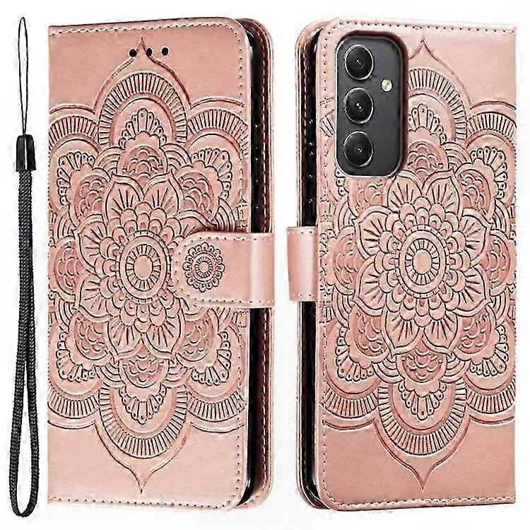 Schutzhülle Aus Pu-leder Mit Mandala-muster Für Galaxy A26 5g, A16 5g Und A16 4g – Schutzhülle