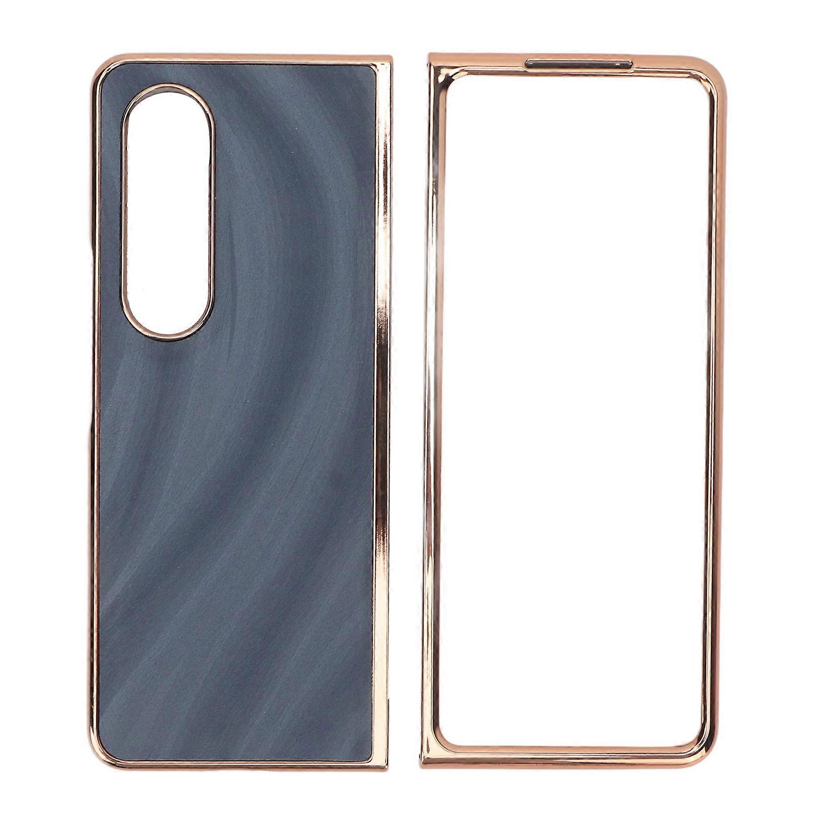 Kratzfeste, Faltbare Schutzhülle Mit Galvanisierter Nanotextur Für Samsung Galaxy Z Fold 4, Stoßfeste Hartschale, Hochwertige Verarbeitung, Schlanke Und Leichte Rückseite.