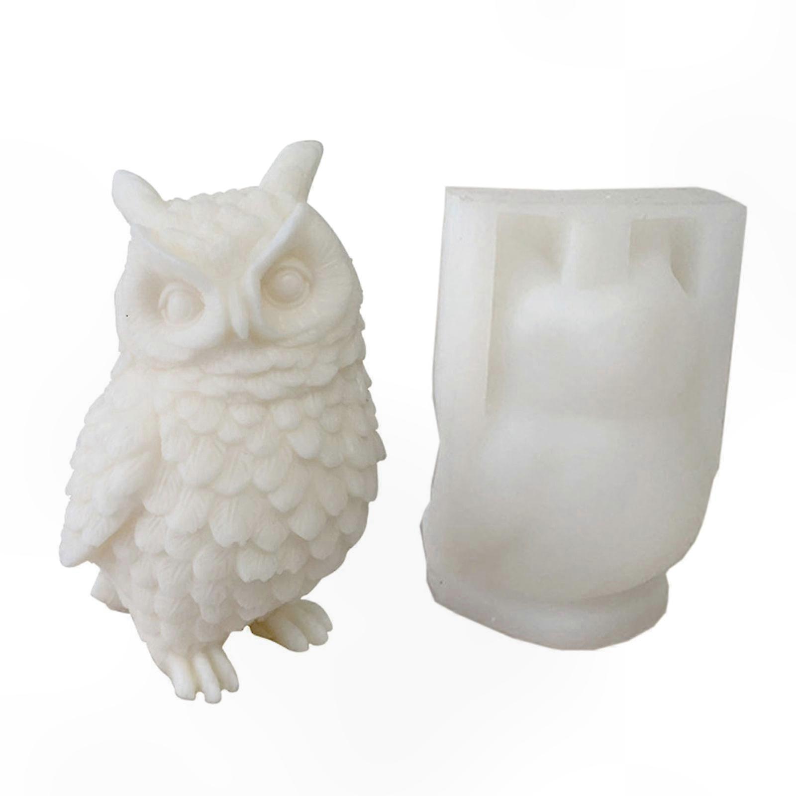 3d-silikonform In Eulenform Zur Herstellung Von Diy-kerzen, Seifen, Bonbons Und Pralinen – Kreatives Formenset Für Selbstgemachte Gastgeschenke Auf Geburtstagsfeiern
