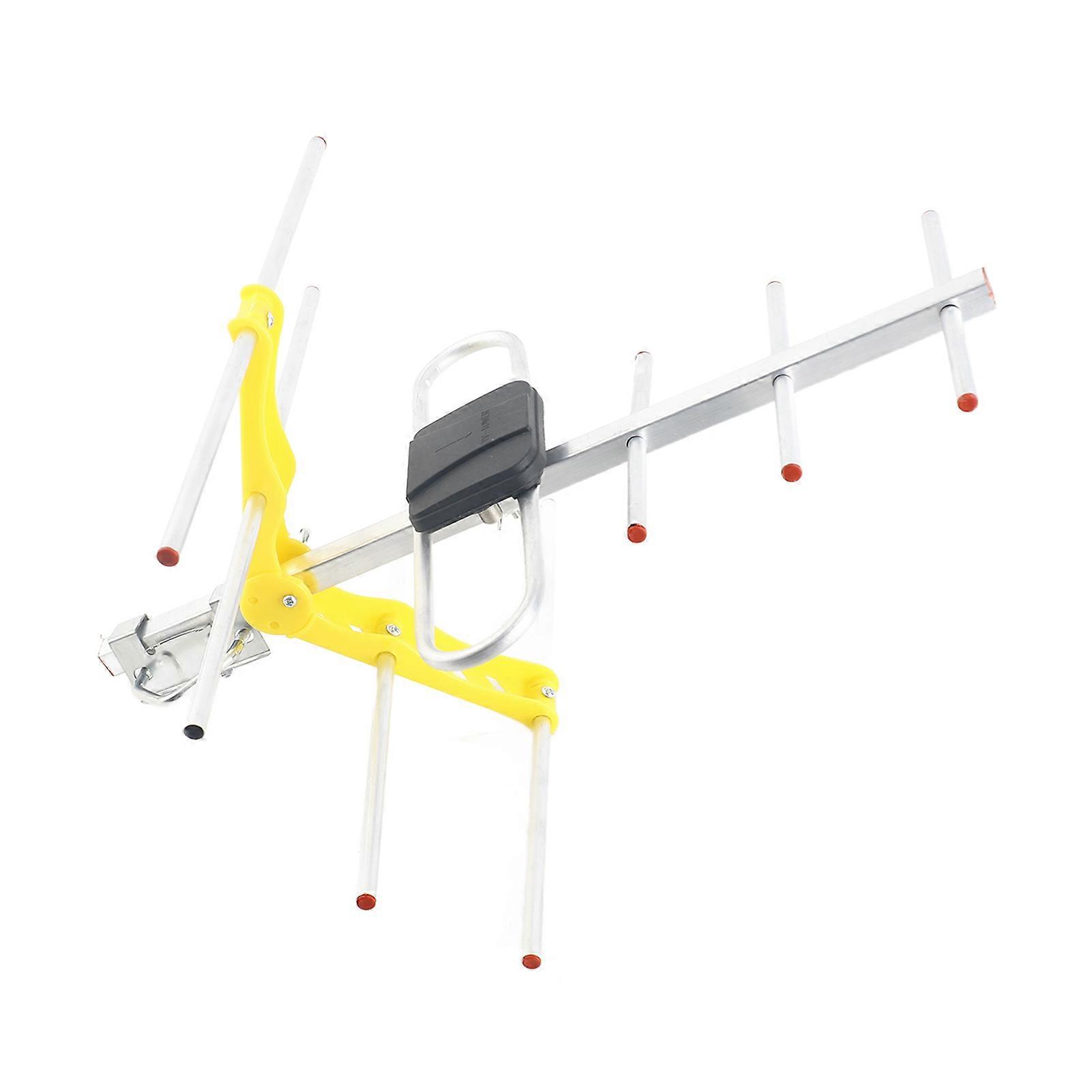 Digitale Außenantenne Hdtv Dvb-t/t2 Verstärkt 470-860 Mhz, Leistungsstarker Hd-empfang Für Fernseher, Verstärktes Modell, Für Den Außenbereich.