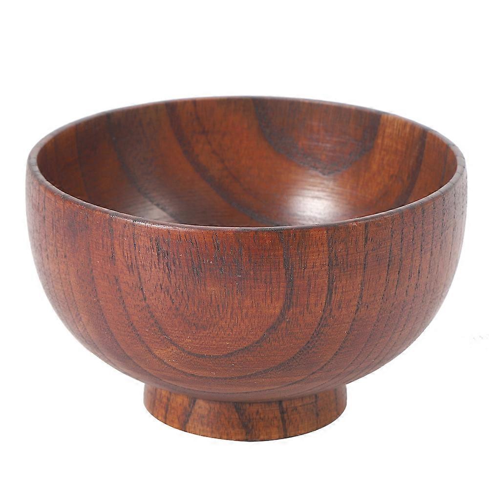 Holzschüssel Für Obstsalat, Reis Und Nudeln, Küchenutensil, Lebensmittelbehälter, Geschirr, Robuste Dekorative Schüssel.