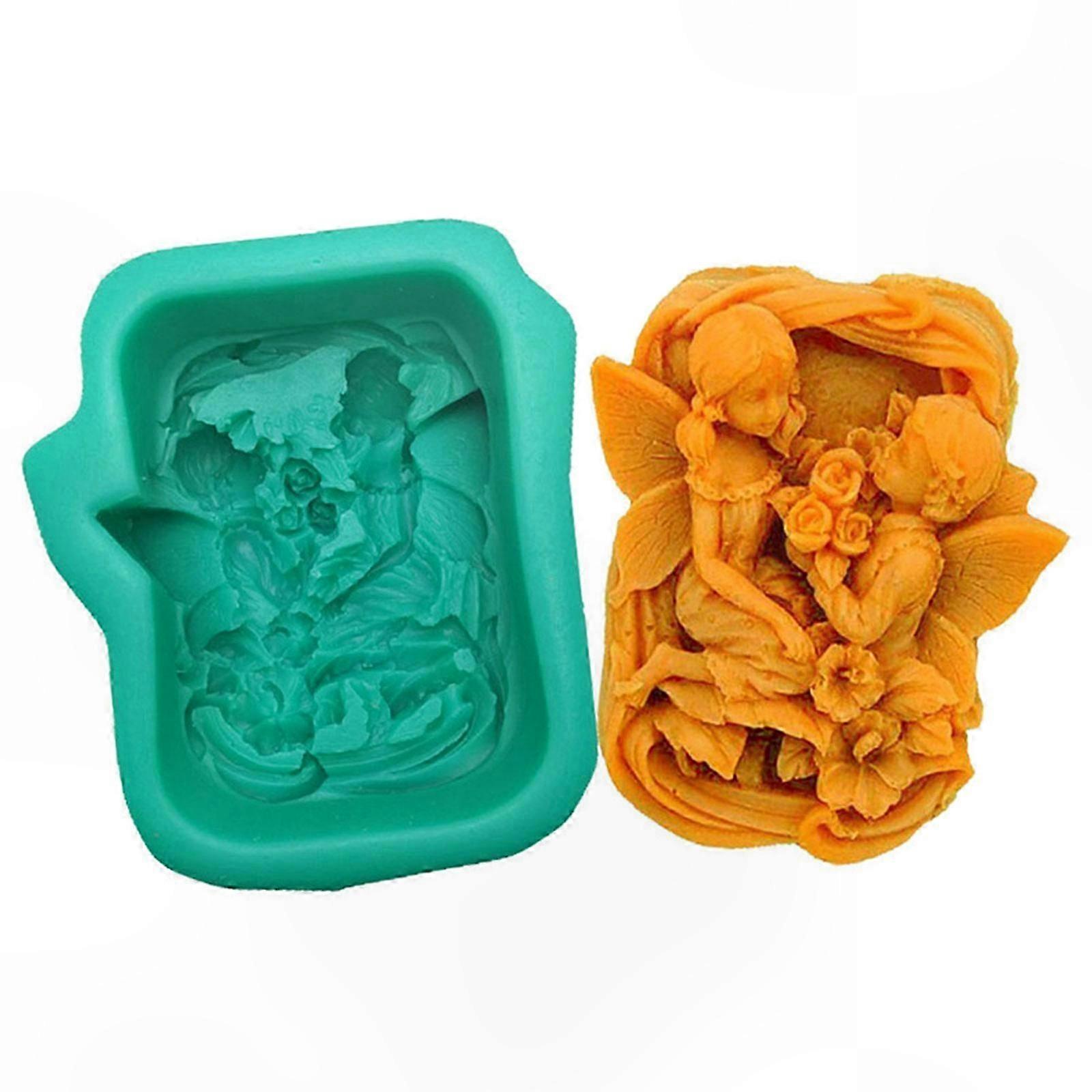 Silikonform Im Feenmädchen-stil, Modellierset Für Kuchen Und Fondant, Polymerknete, Hausgemachte Schokolade, Kreatives Backwerkzeug.