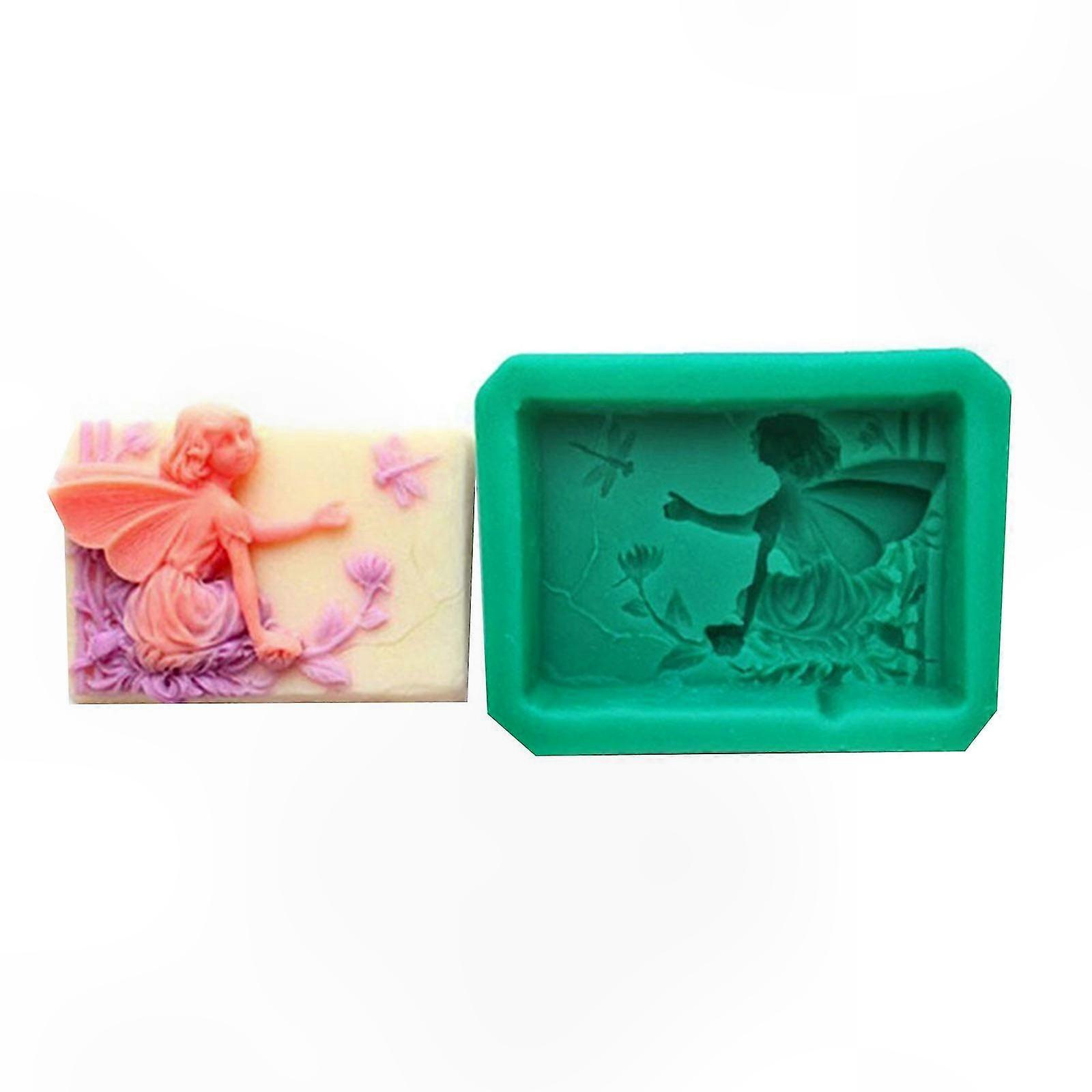 Silikonform „feenmädchen“, Kuchenform Für Fondant Und Modelliermasse, Diy-werkzeug Für Schokolade, Bastelarbeiten, Kreatives Formen, Langlebiges Material, Zum Backen Und Basteln.