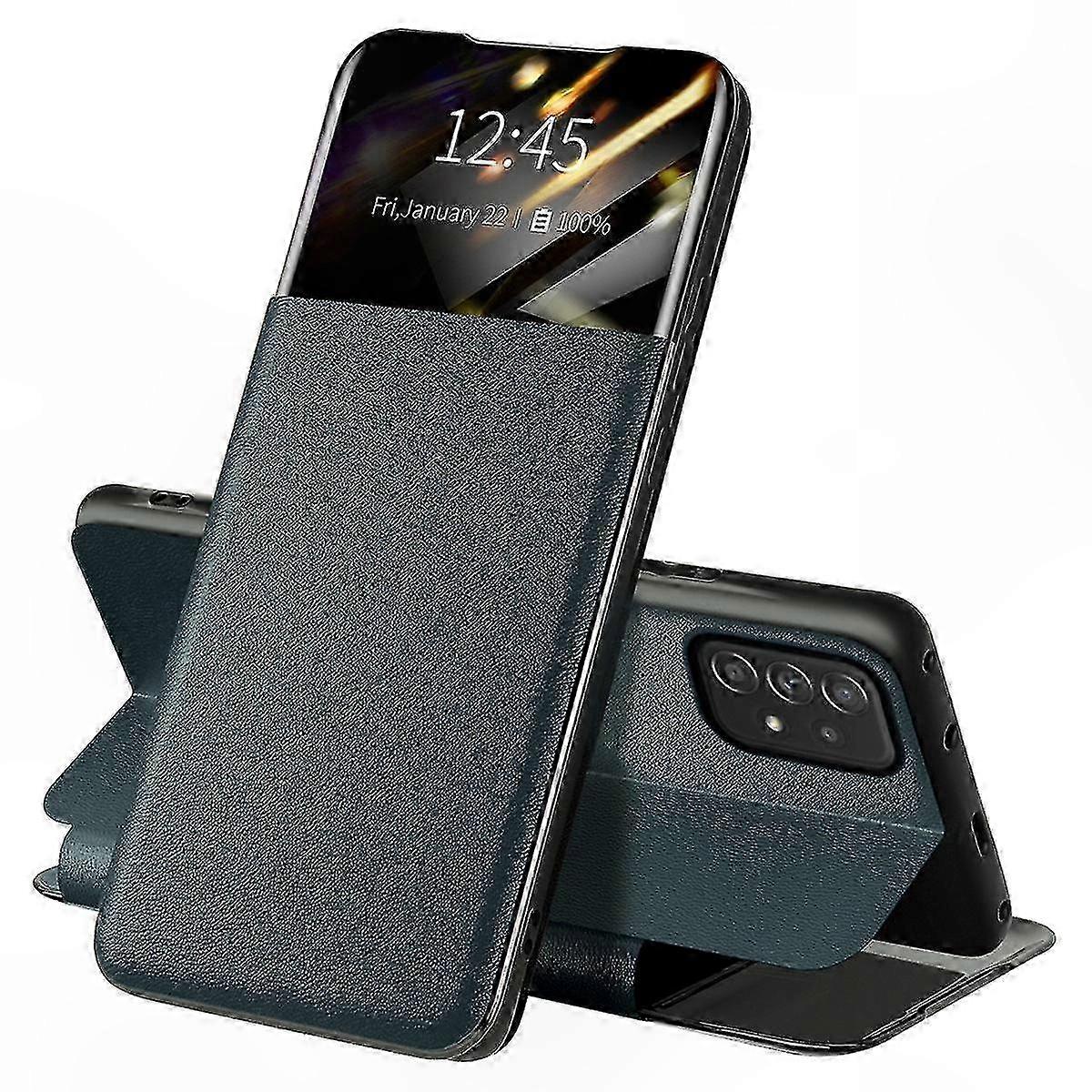 Lederhülle Für Galaxy A52 4g/5g/a52s 5g Mit Kartenhalter Und Integriertem Ständer, Robuste Und Elegante Hülle, Rundumschutz, Schlankes Und Praktisches Design Für Den Täglichen Gebrauch.