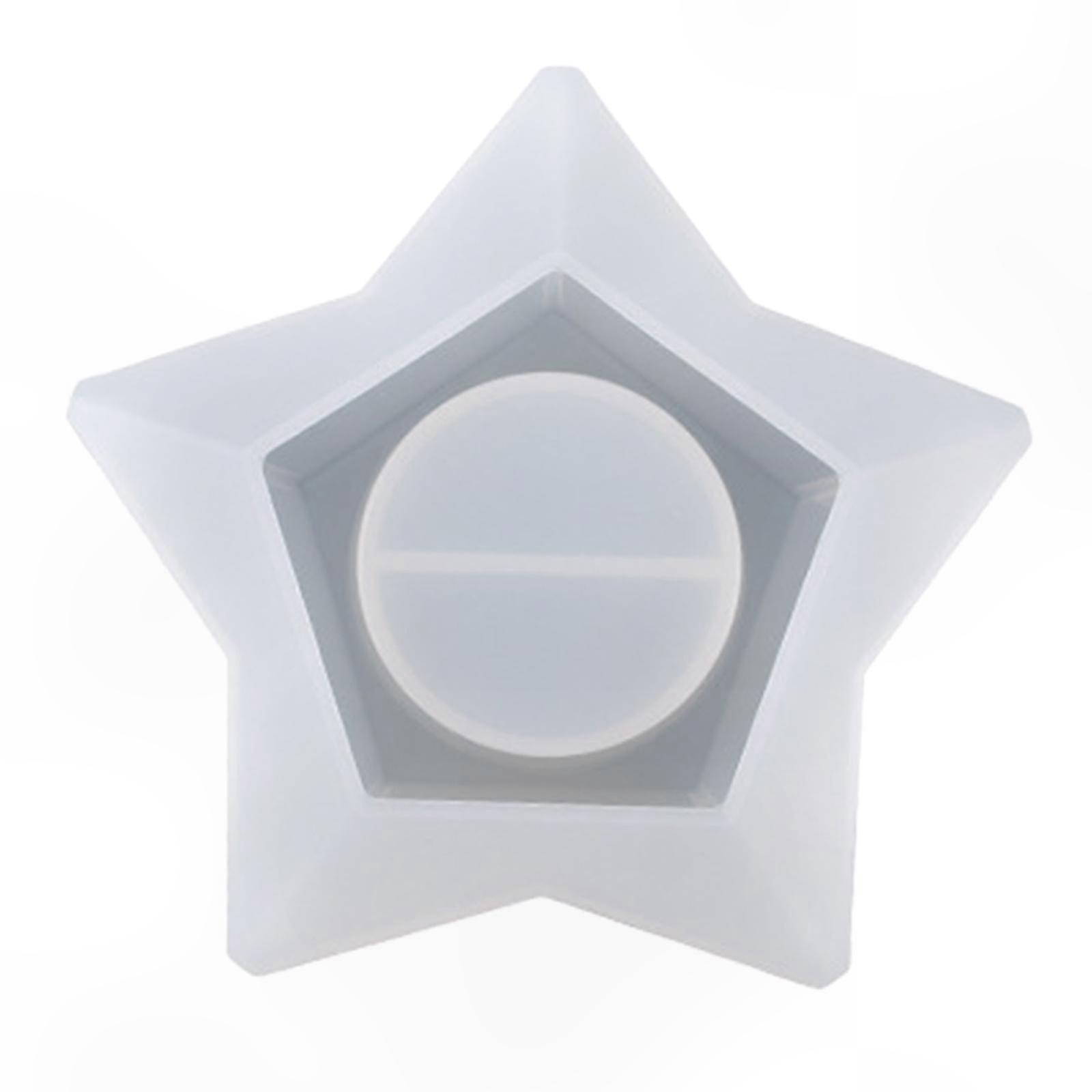 Silikon-teelichthalter, Diamant- Und Sternform, Epoxidharz, Bastelset