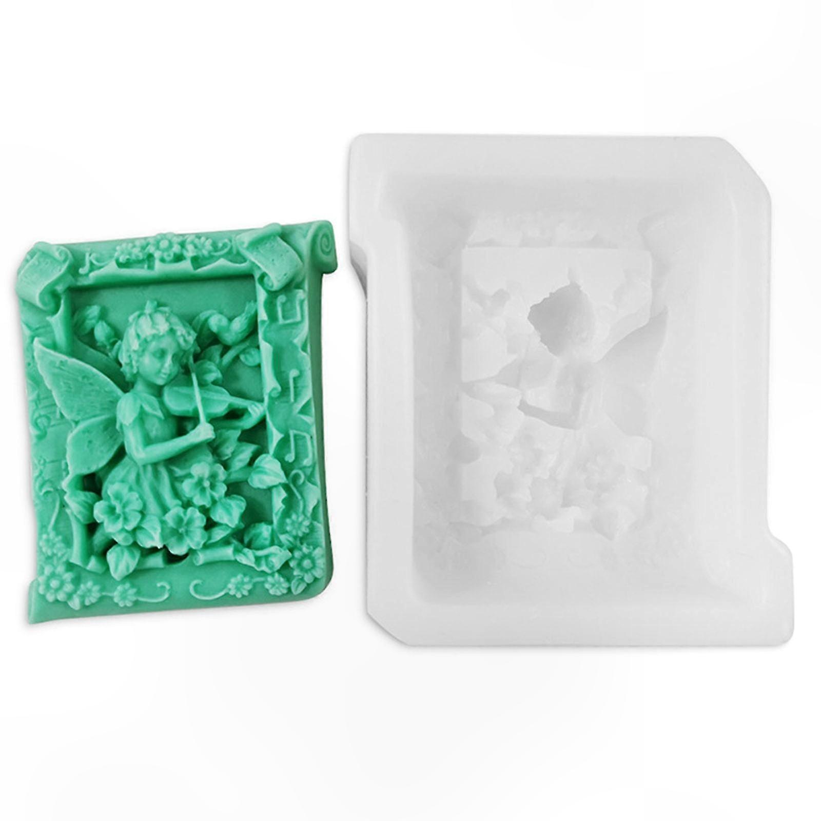 Silikonform Im Feenmädchen-stil Für Tortendekoration, Fondant- Und Polymerclay-form, Diy-schokoladenformwerkzeug, Kreative Silikonharzform