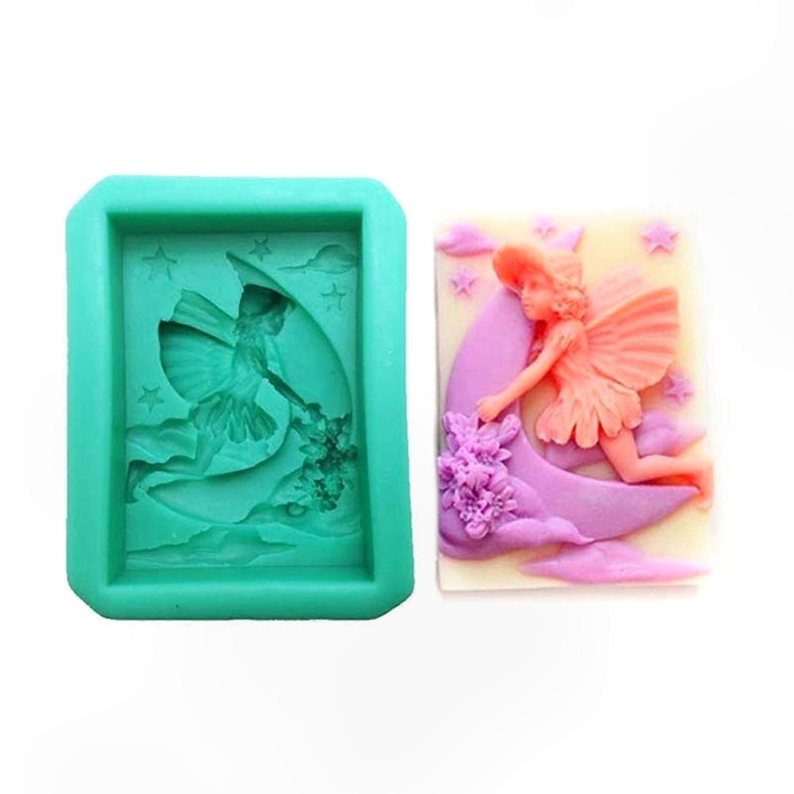 Silikonform Für Feenmädchen, Kuchen- Und Fondantform Für Diy-schokolade, Werkzeug Für Polymerclay, Kreative Backform.