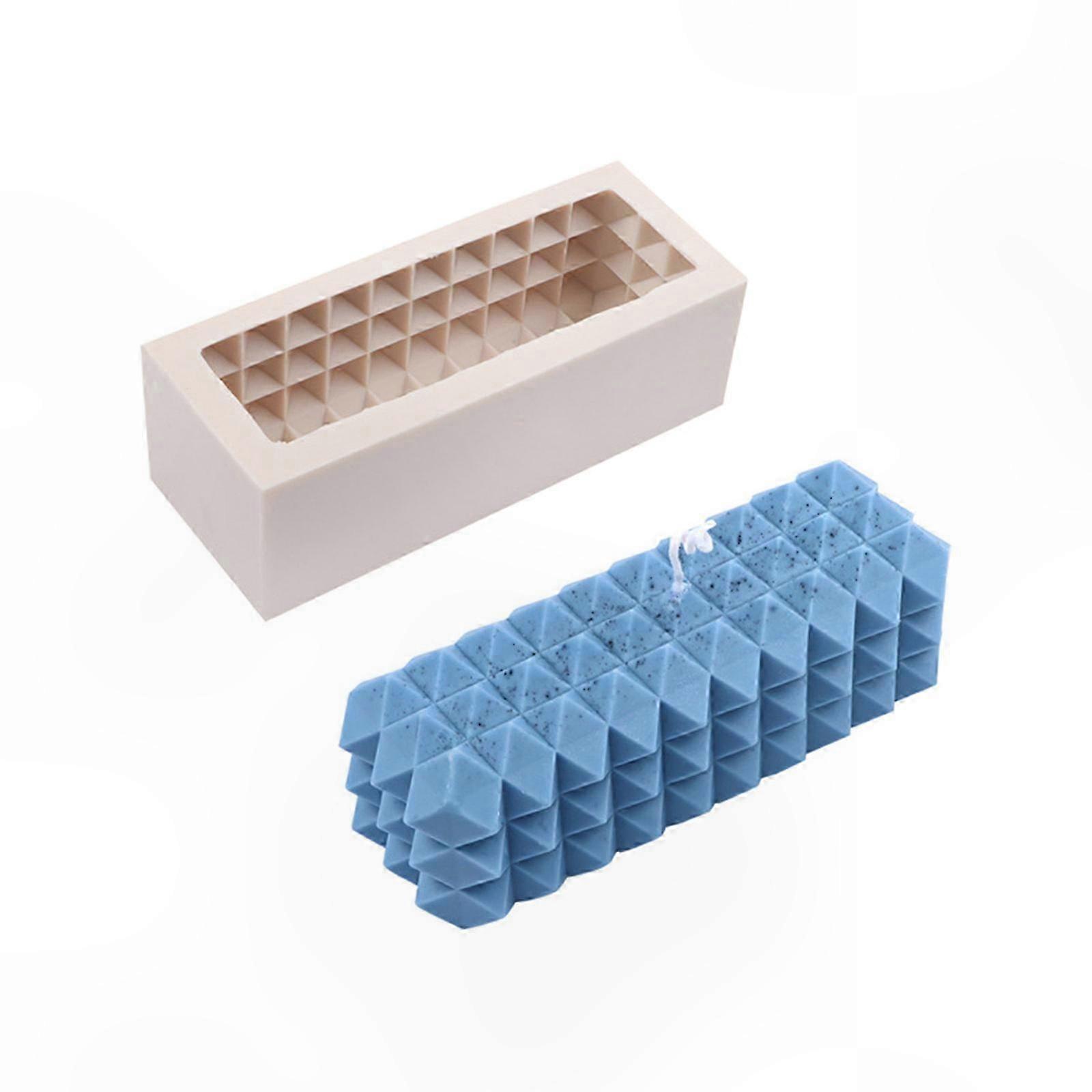 Geometrische 3d-silikonform In Würfelform Für Kerzen, Handgemachte Seife Und Gebäck, Schmelzform, Diy-bastelarbeiten, Zuckermodellierwerkzeuge