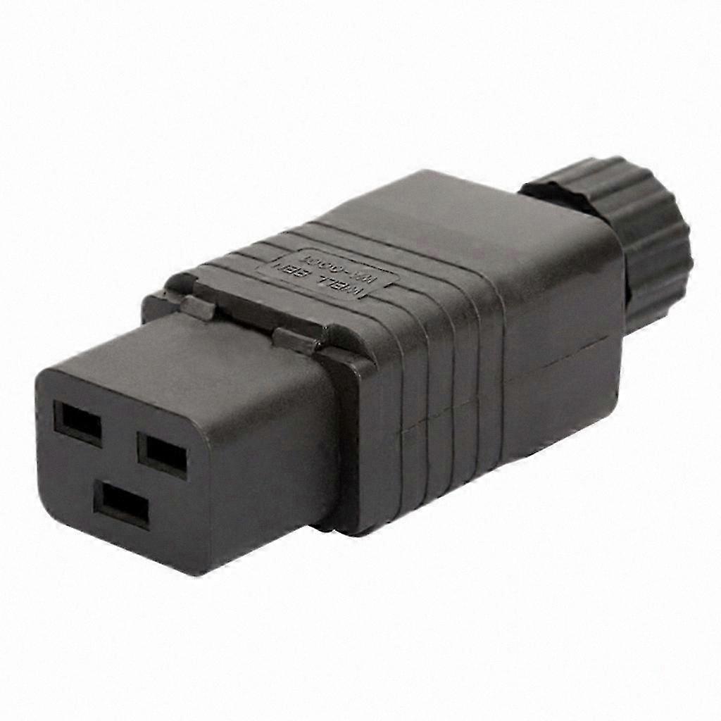 C19 Iec 320 16a 250vac-stecker, Robuste, Wiederverwendbare Buchse Für Pdu Und Wechselrichter, Industrieanlagen, Robuster, Rückstellbarer Stecker.