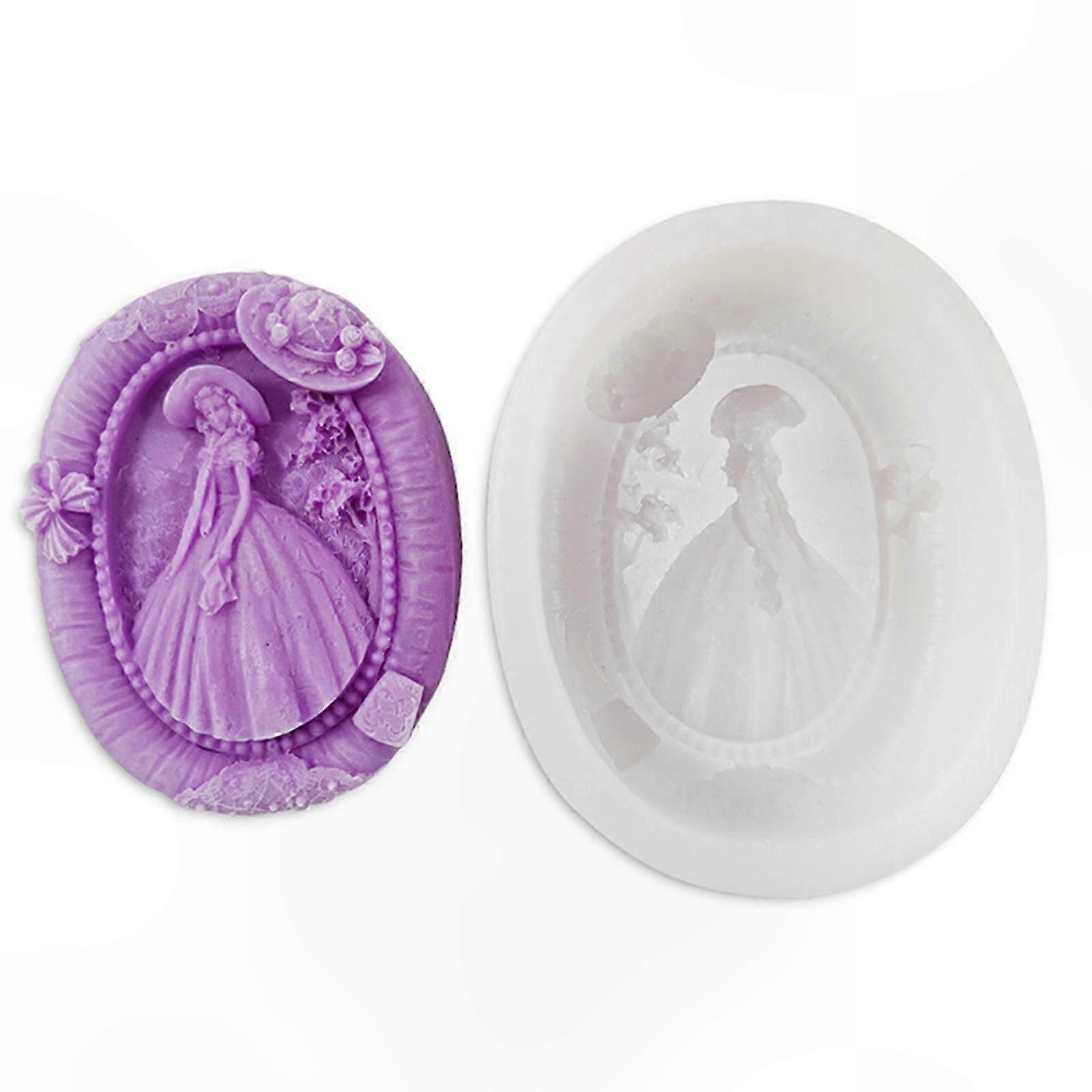 Silikonform „feenmädchen“ Für Kuchen, Zuckerpaste Und Selbstgemachte Schokolade – Polymer-fondantform, Kreatives Formen Zum Backen Und Modellieren