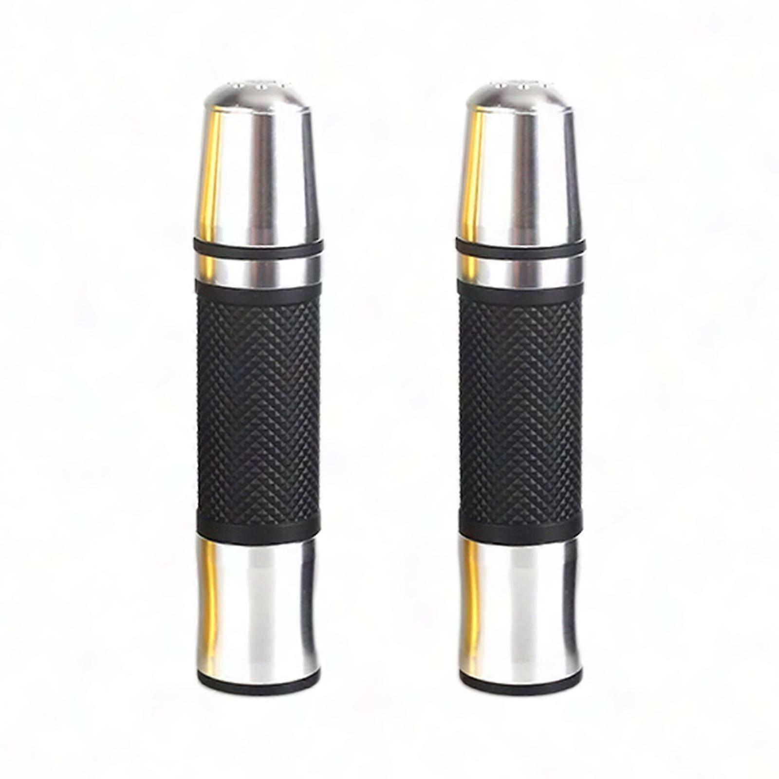 Universelle 7/8" X2 Motorrad-lenkergriffe - Rutschfeste Renngriffe Aus Gelbem Gummi Für Dirtbike, Motocross Und Cross.