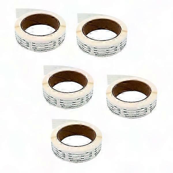 Set Mit 4 Etiketten Für Das Aufbewahrungsdatum In Restaurants, Größe 1x2 Zoll